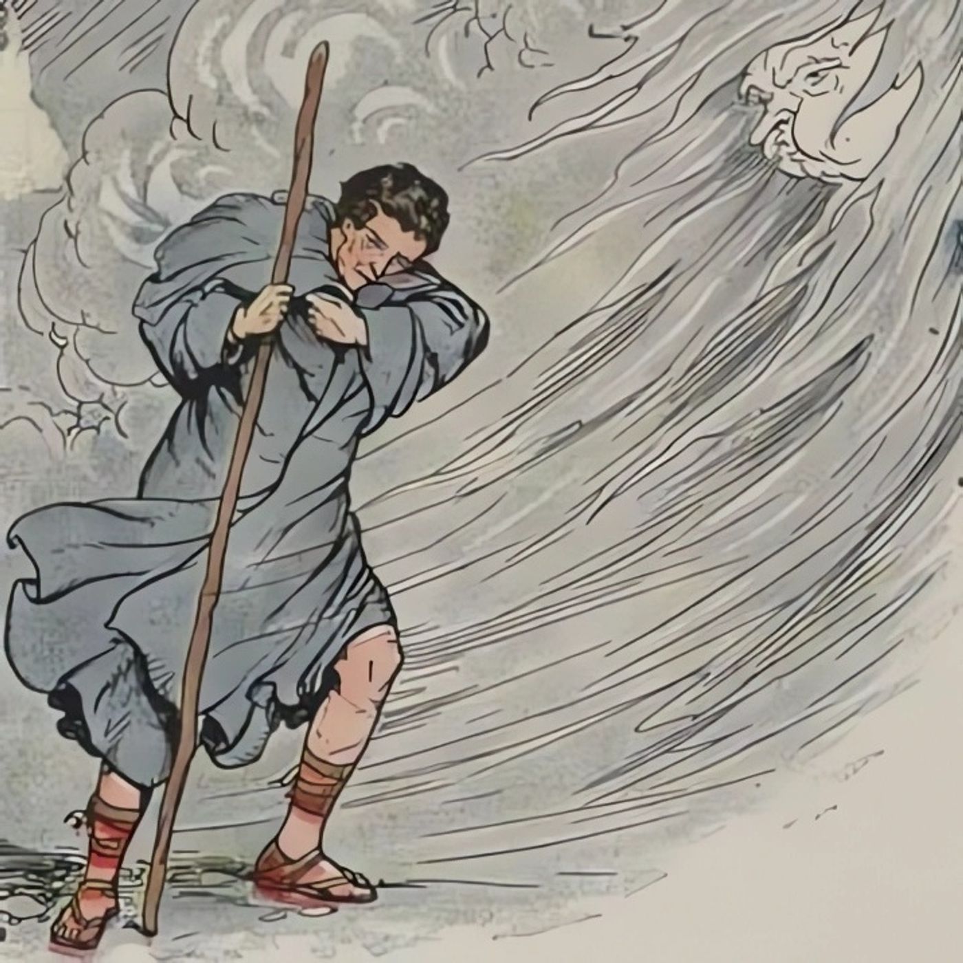 De Noordenwind en de Zon | Aesopus Fabels episode artwork