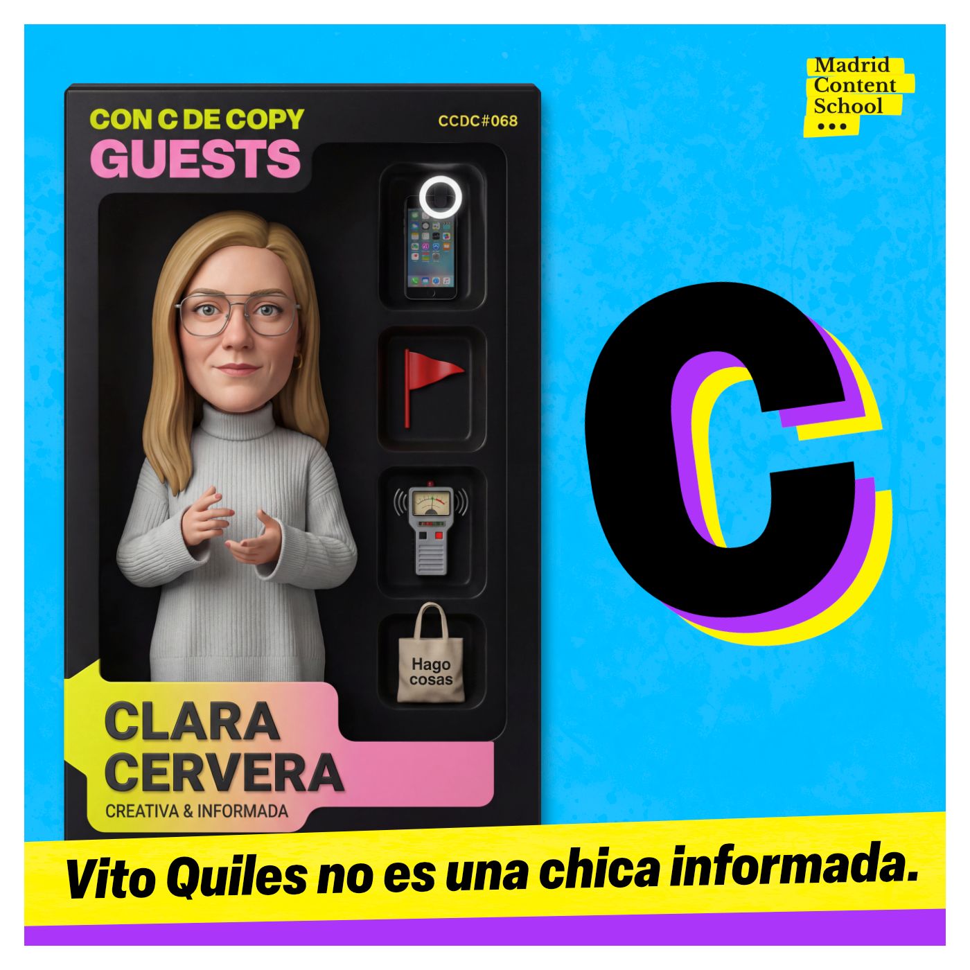 Vito Quiles no es una chica informada, con Clara Cervera
