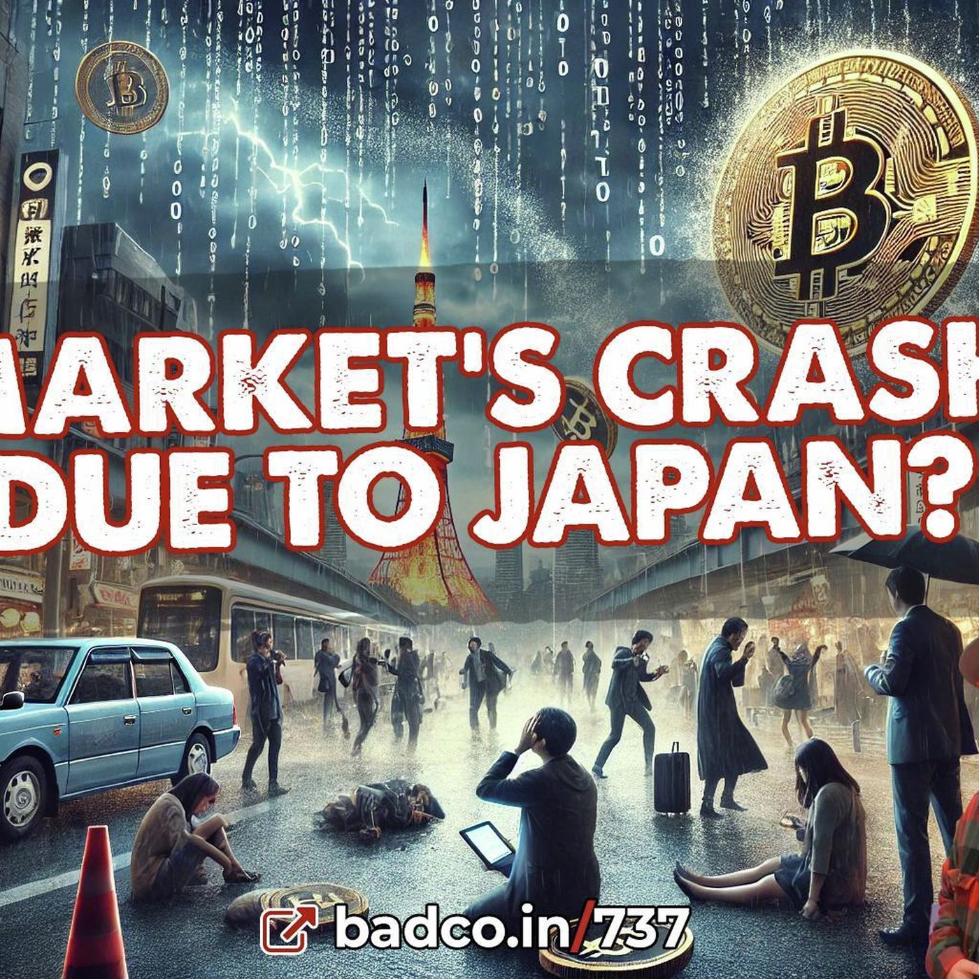 BCP 737: Market's Crash Due to Japan? - Bad News For Aug 8 2024 - podcast episode cover