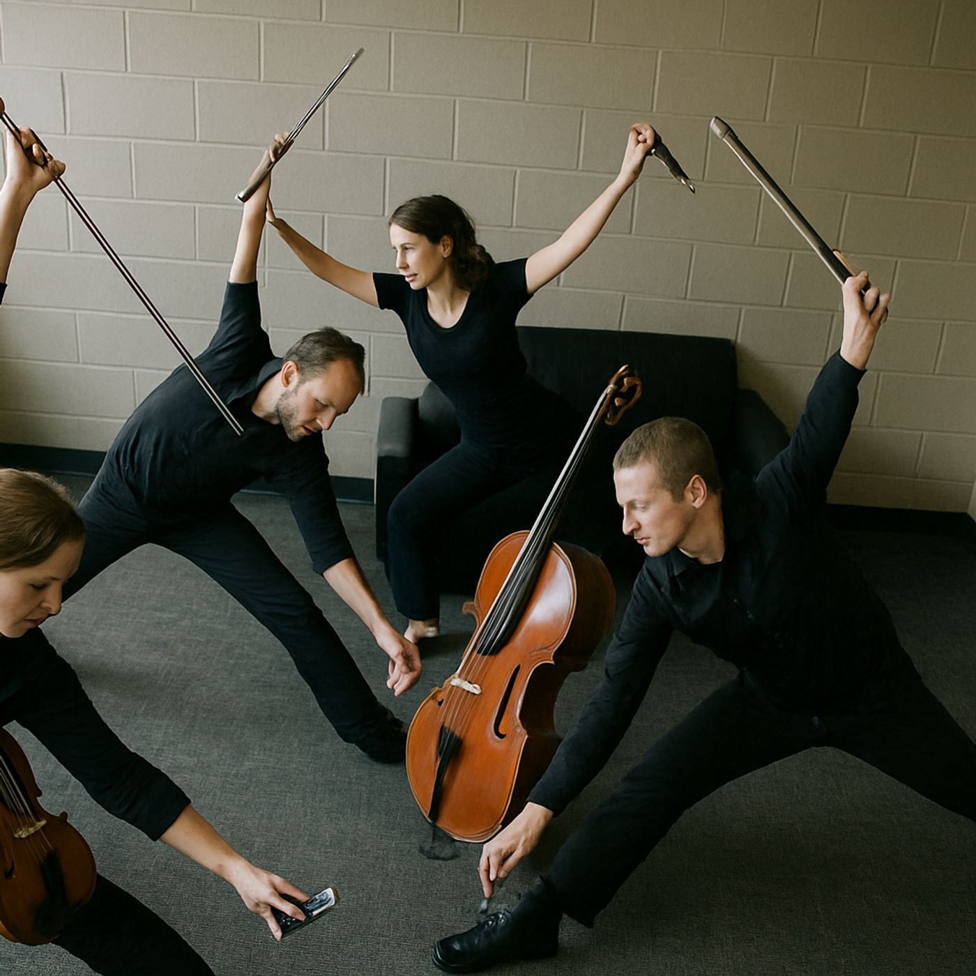 String Quartet Treats Bow Hair Like Yoga Mat Tension episode artwork