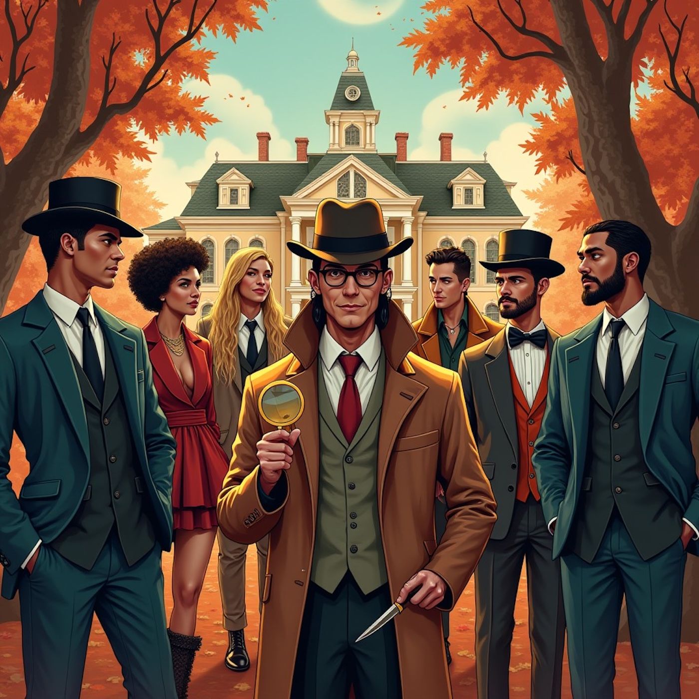 "It's a weird case from the start. A case with a hole in the center. A doughnut." episode artwork