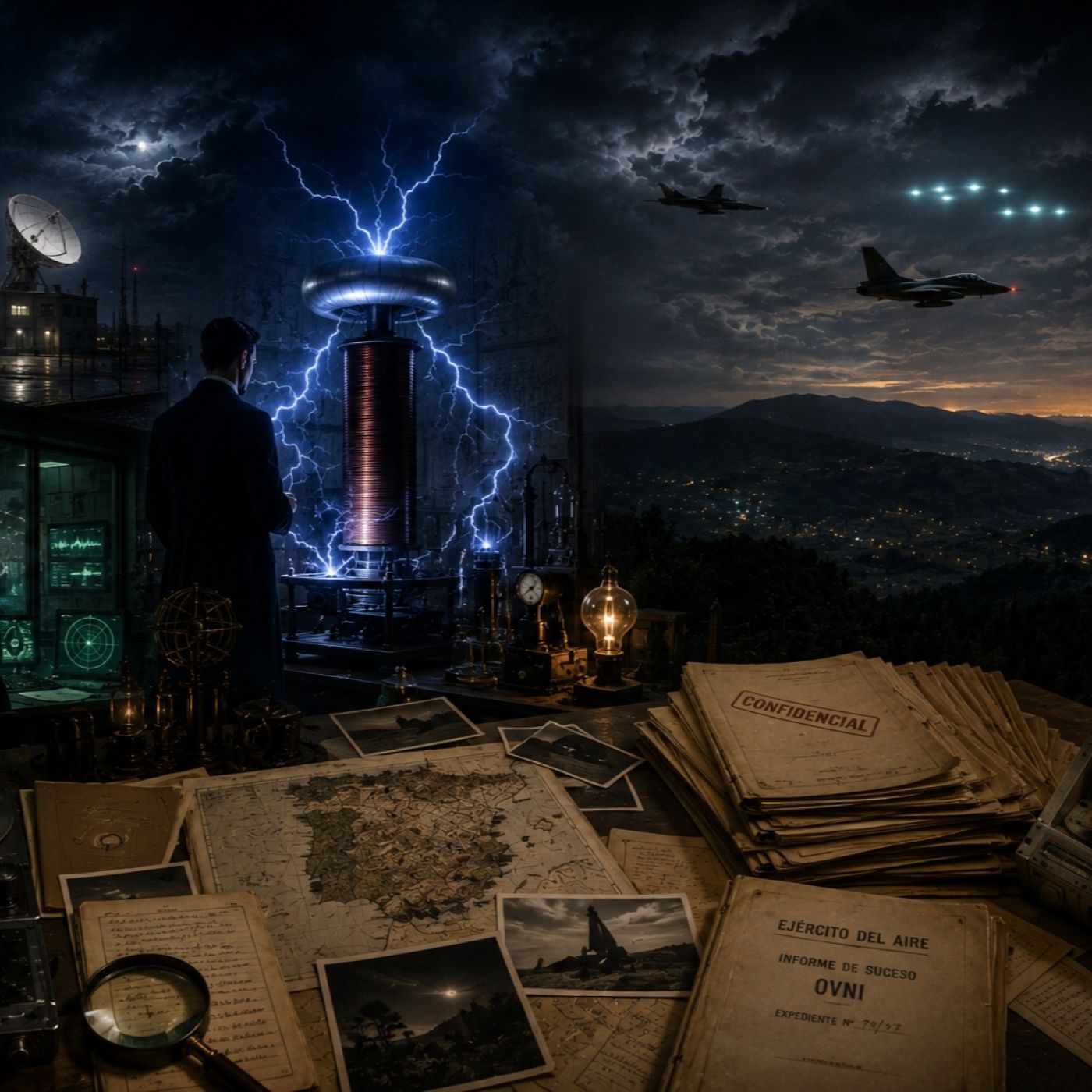 Voces del Misterio: ECHELON, Tesla y los expedientes OVNI españoles, historias entre secretos, tecnología y documentos episode artwork