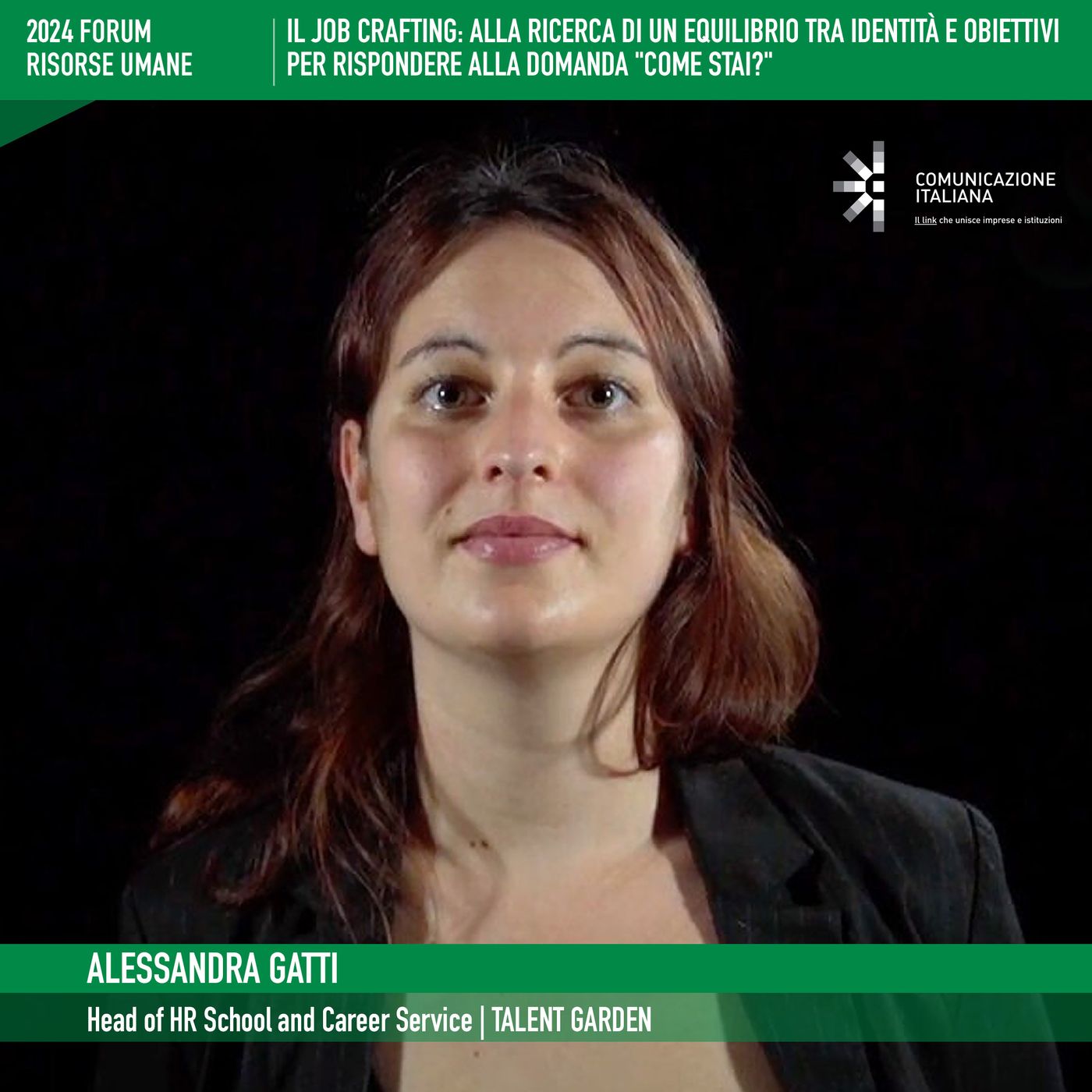 FORUM RISORSE UMANE 2024 | Innovation Speech | IL JOB CRAFTING | Talent Garden