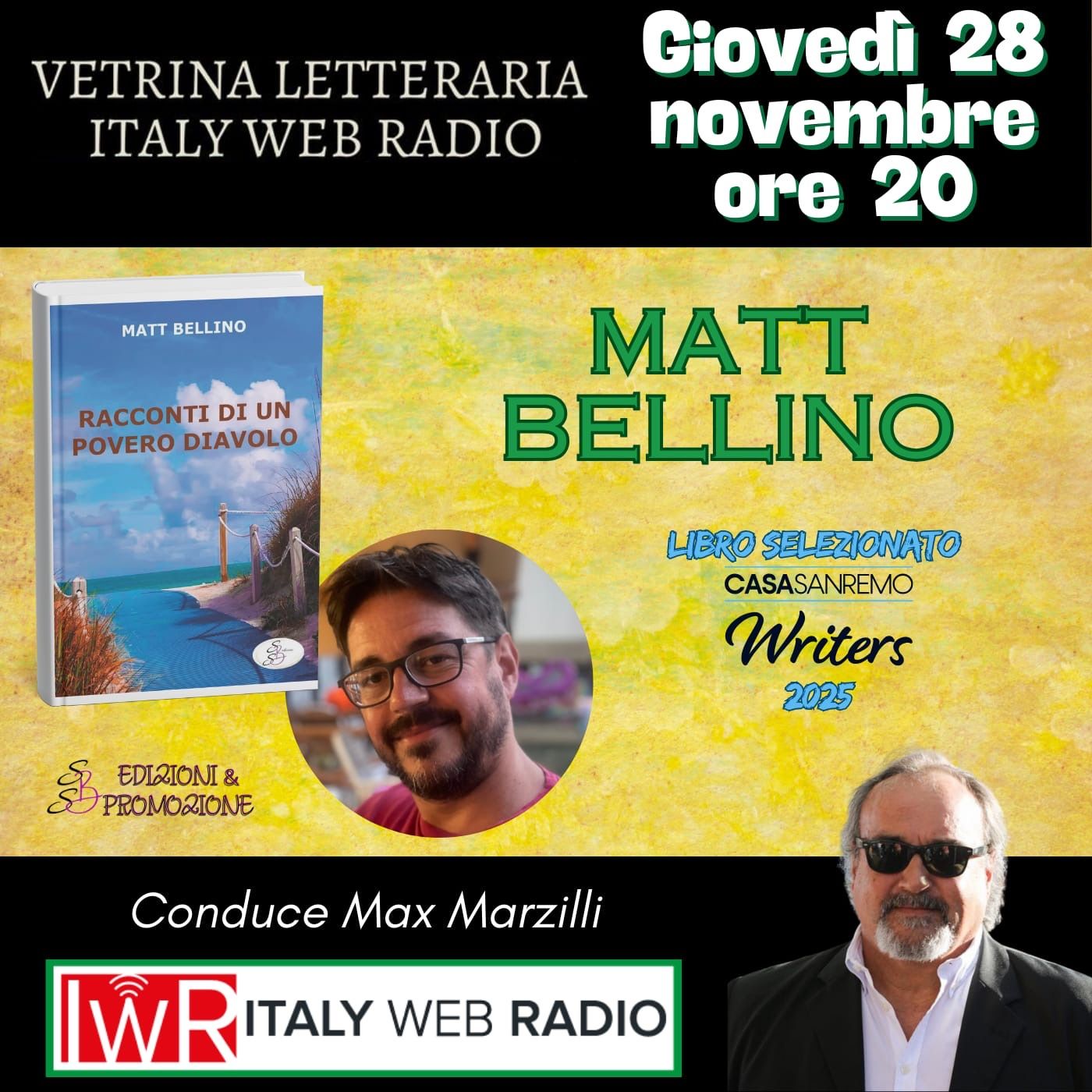 VETRINA LETTERARIA con MATT BELLINO