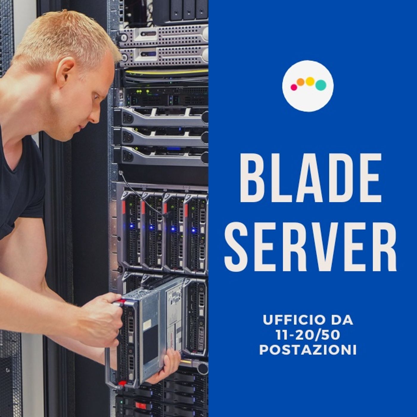 171👍🏻 Server BLADE in un ufficio tra le 11 e le 20/50 postazioni