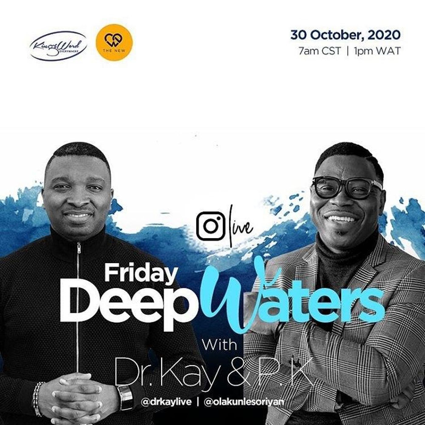 Deep Waters with Dr. Kay Ijisesan - 30th October 2020 episode artwork