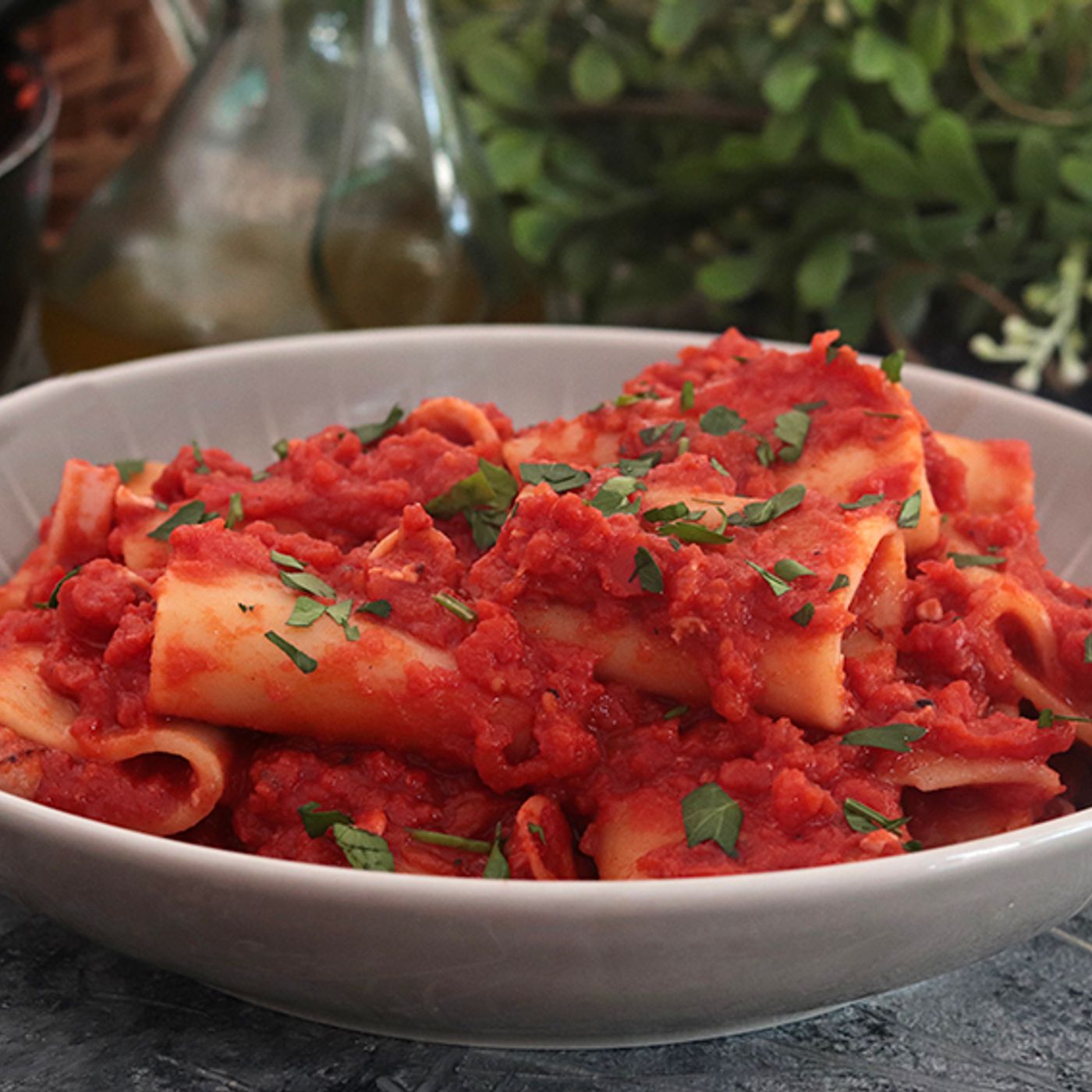 Pasta al sugo di calamari