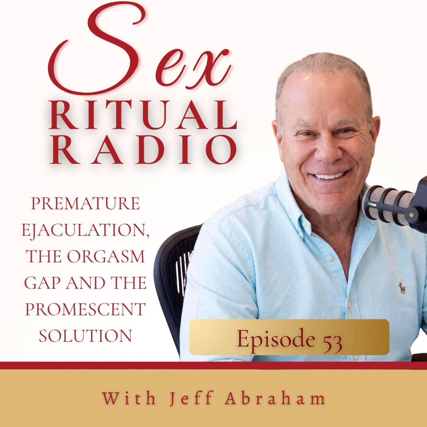 053. Premature Ejaculation, the Orgasm Gap and the Promescent Solution with Jeff Abraham of Promescent
