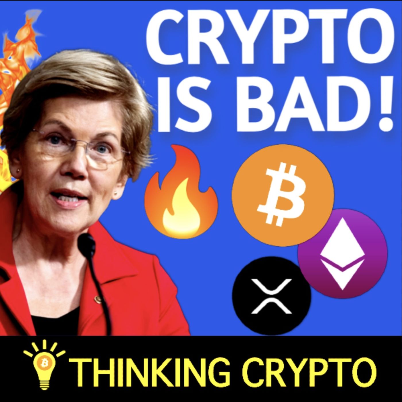 🚨ELIZABETH WARREN HAMAS CRYPTO FUD! CAROLINE ELLISON & SBF TRIED TO CRASH BITCOIN!🚨