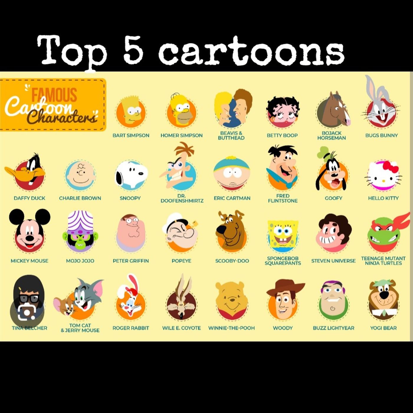 Top 5 cartoons Esp.13 Feat.BrainSurfers