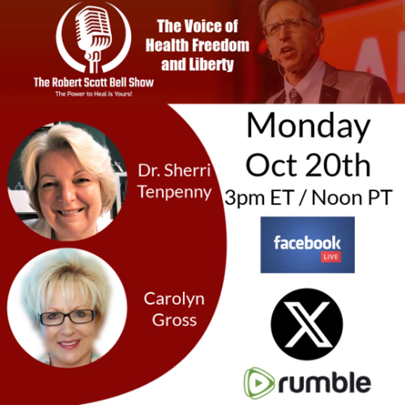 Governors Bypass RFK, Dr. Sherri Tenpenny, Zero Accountability in a Failed System, Carolyn Gross, Treatable and Beatable - The RSB Show 10-2 episode artwork