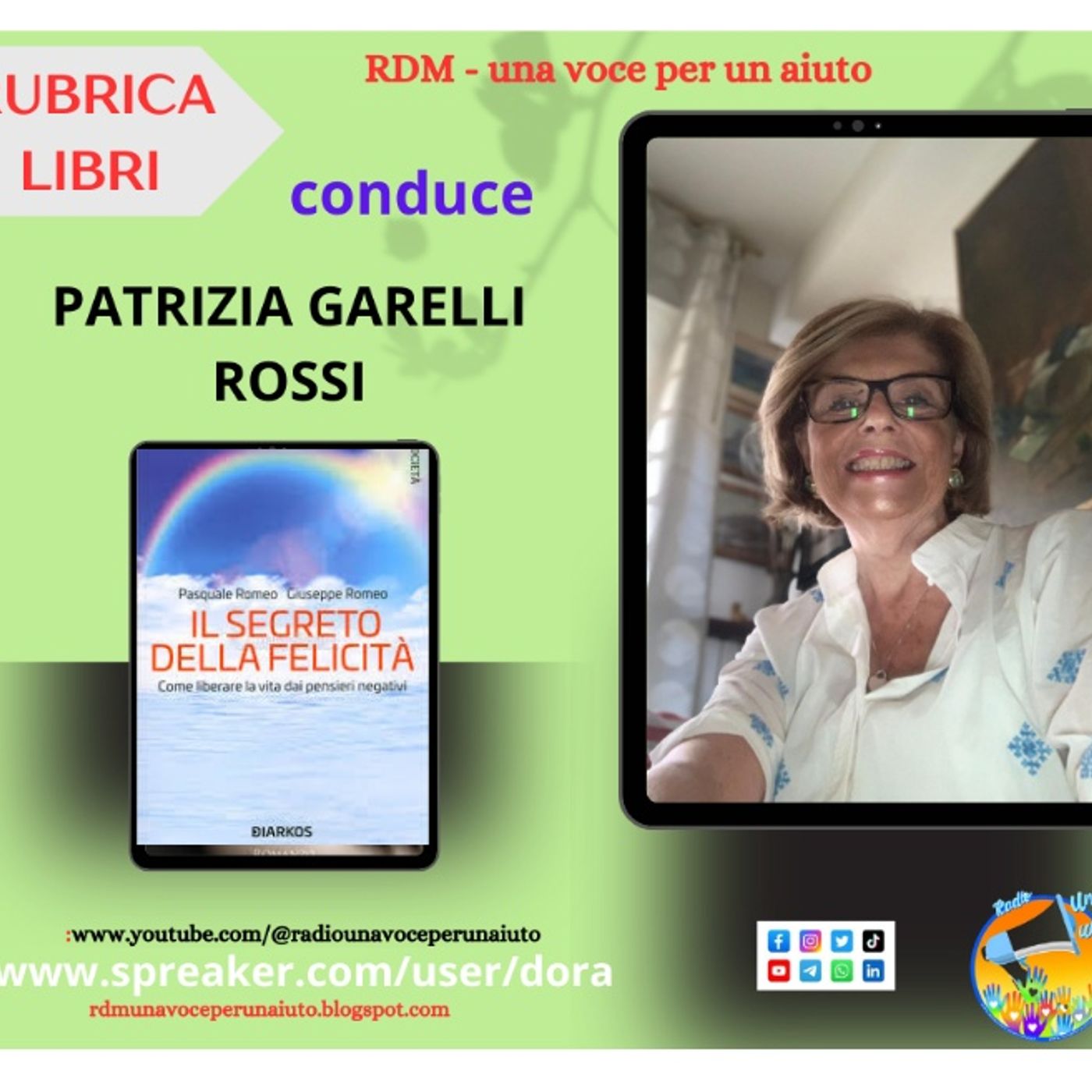 RUBRICA LIBRI: Il segreto della felicità - Pasquale Romeo, Giuseppe Romeo episode artwork