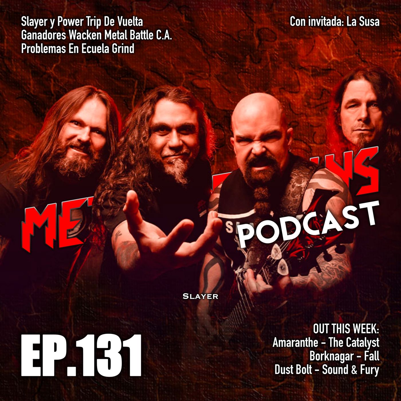¡Vuelve Slayer! Reviews de Amaranthe, Borknagar, Dust Bolt con La Susa [MRP131] episode artwork