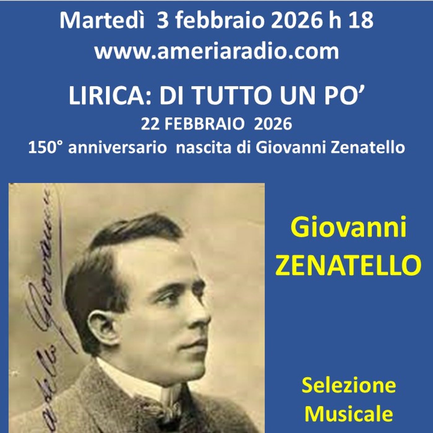 Lirica di tutto un po' - Giovanni Zenatello episode artwork