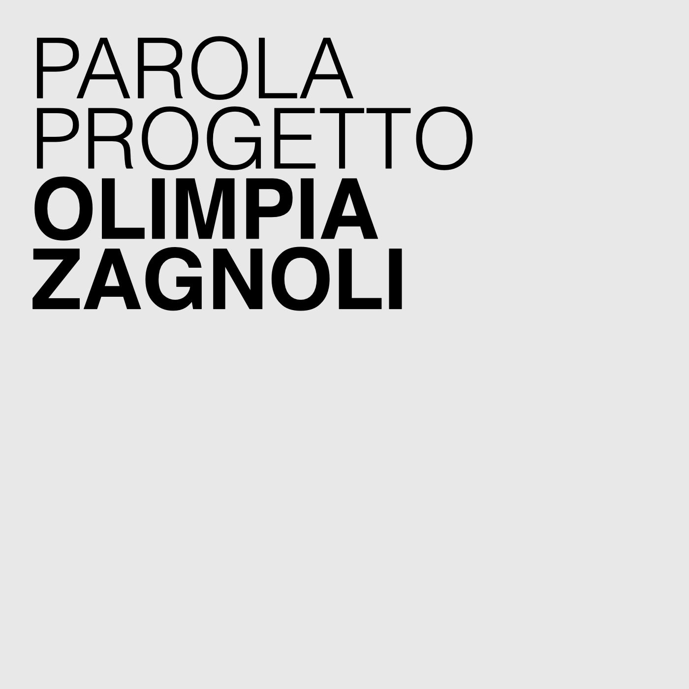 Parola Progetto
