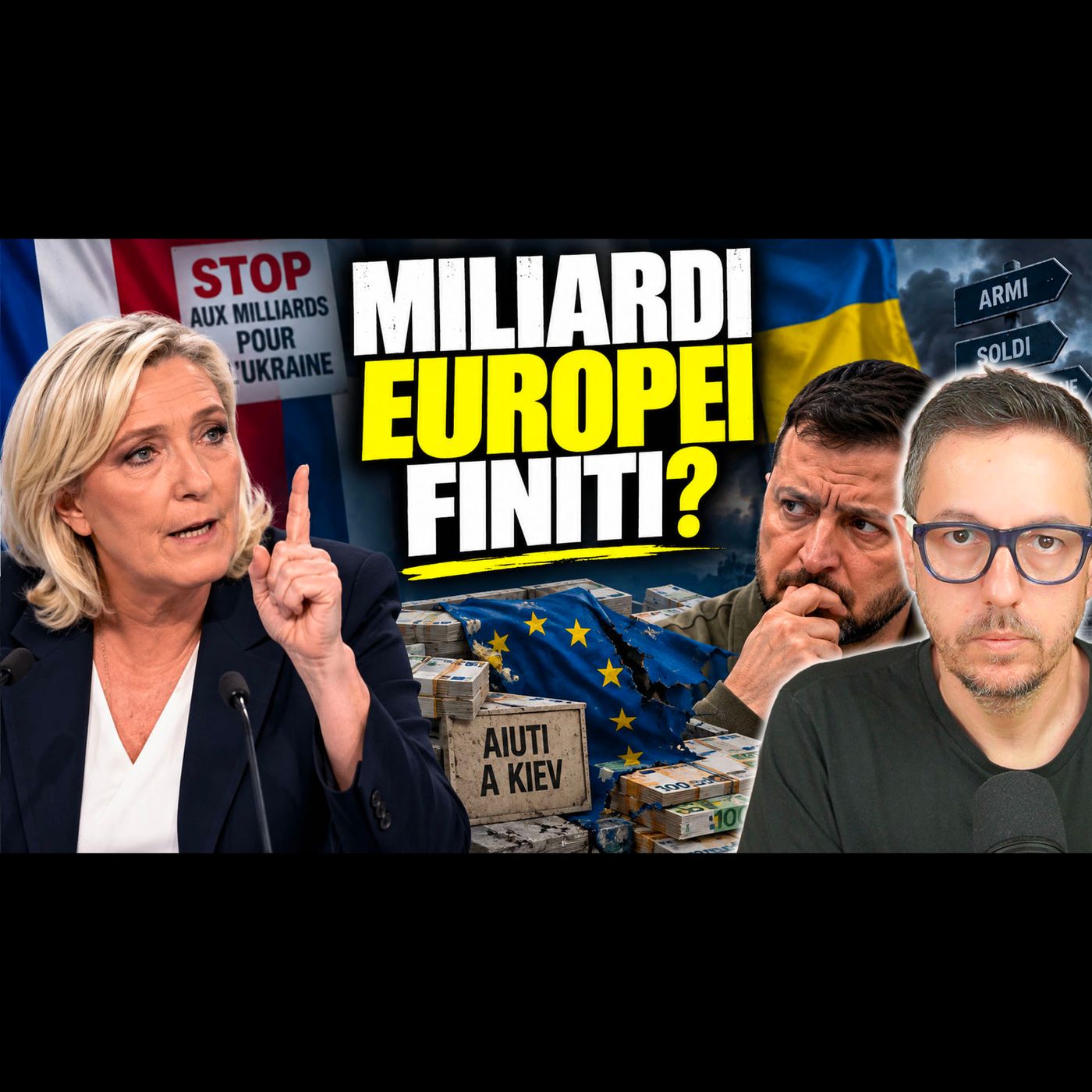LA FRANCIA DICE STOP AI MILIARDI PER KIEV? | LE PEN: “NON POSSIAMO PIÙ” | E L’ITALIA?