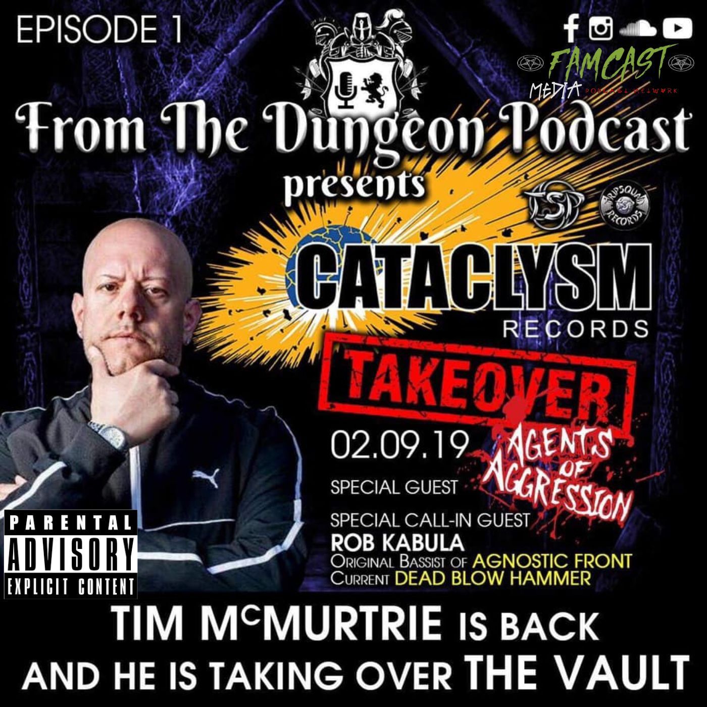 Ep. 01: Tom Peterson (Agents of Aggression) Amasa Juniis (Rhythm Trip) Rob Kabula (Agnostic Front)