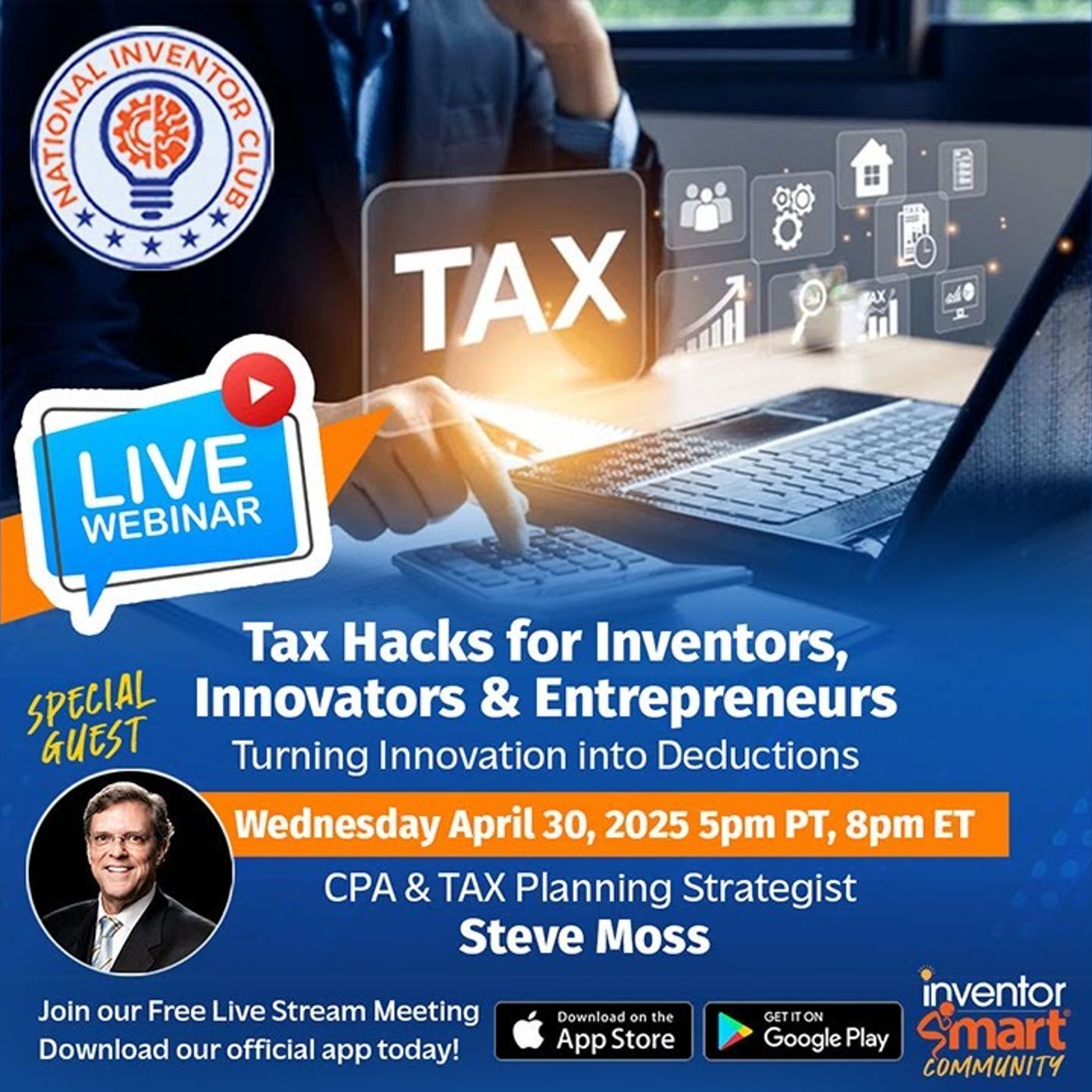 Tax Hacks for Inventors, Innovators & Entrepreneurs: Turning Innovation into Deductions episode artwork