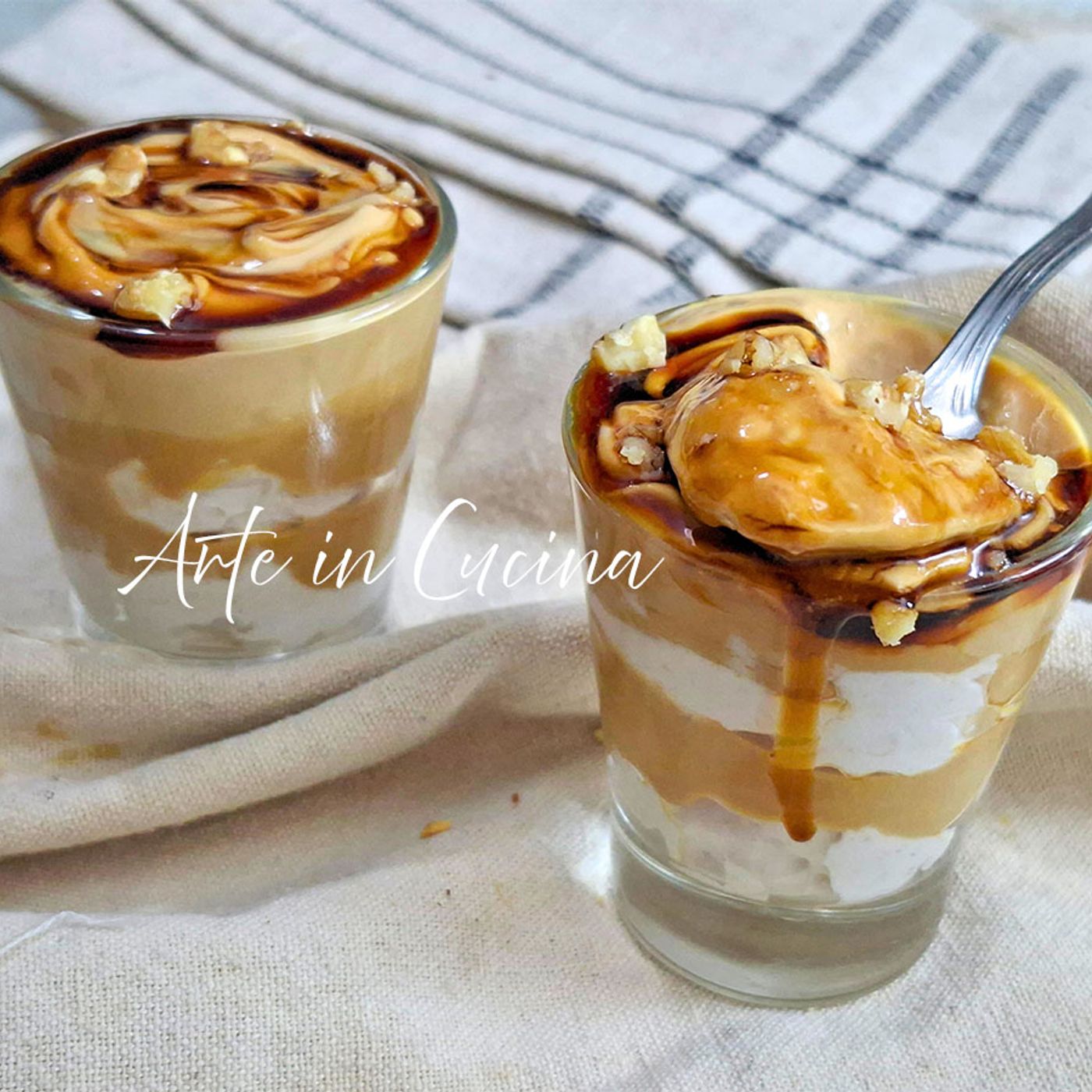 MOUSSE CARAMELLO e NOCI