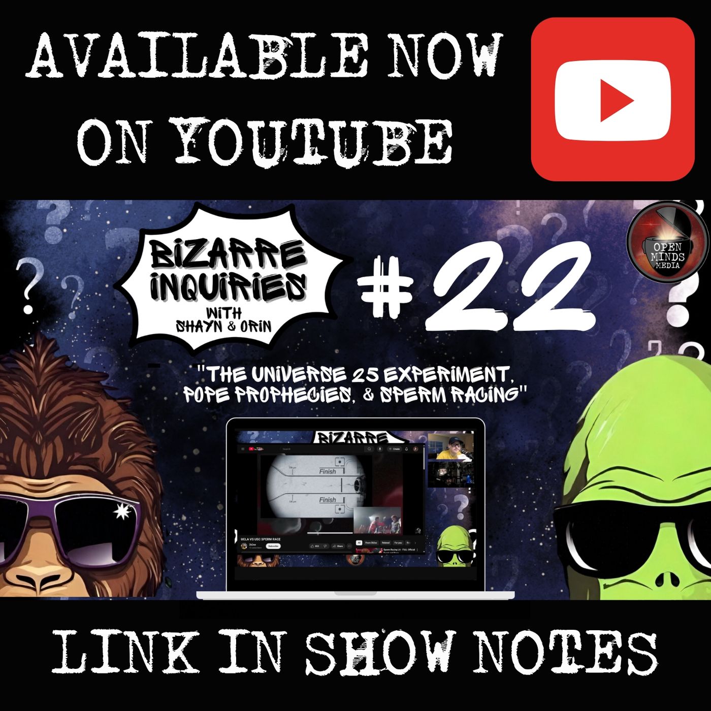 Bizarre Inquiries #22 "The Universe 25 Experiment, Pope Prophecies, & Sperm Racing"