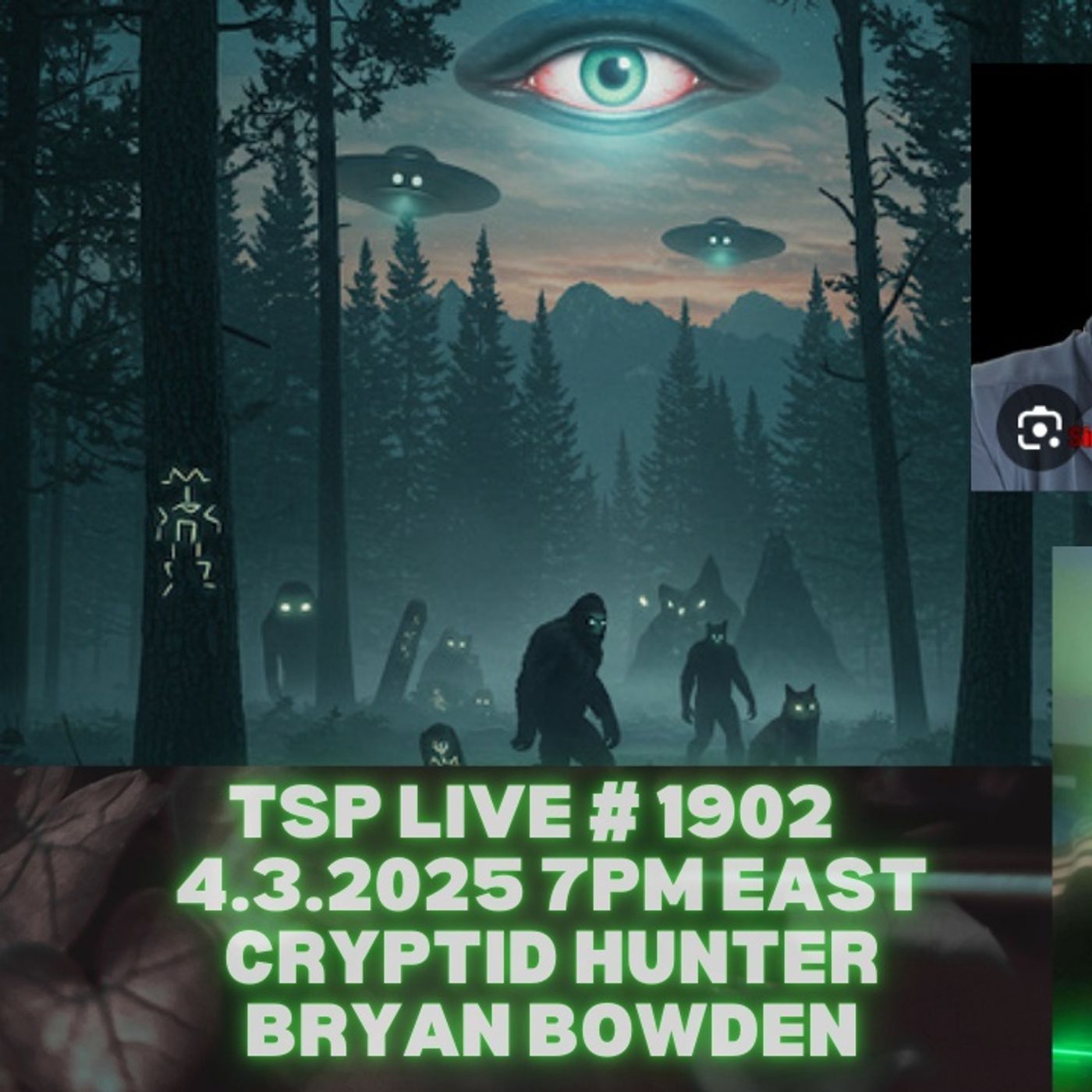 Third Eye Visions, Cryptids, UFOs & Prophetic Dreams - Bryan Bowden - Typical Skeptic # 1902
