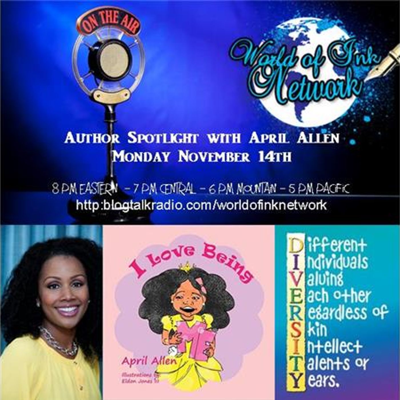 World of Ink Author Spotlight with Picture Book Author April Allen episode artwork
