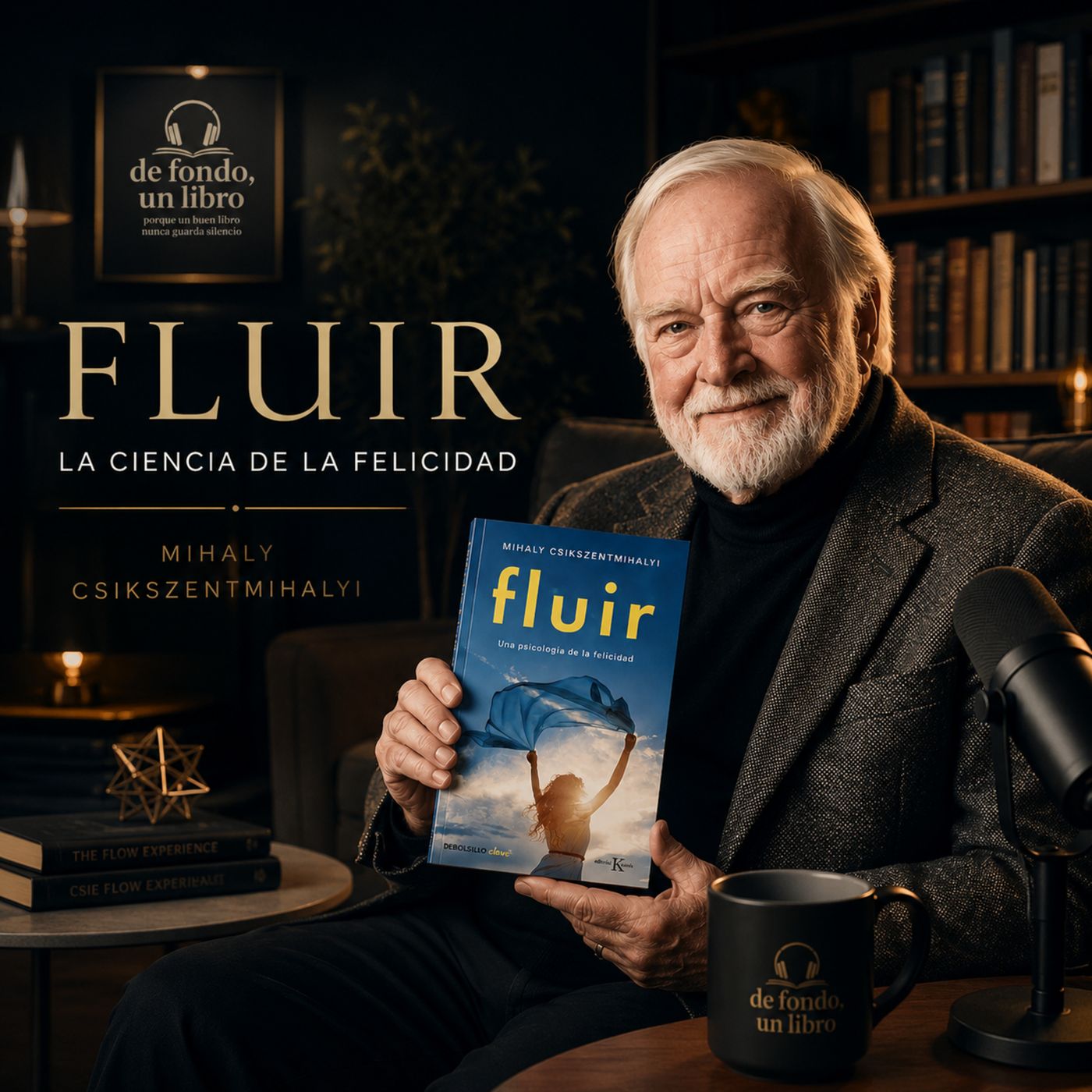De fondo un libro