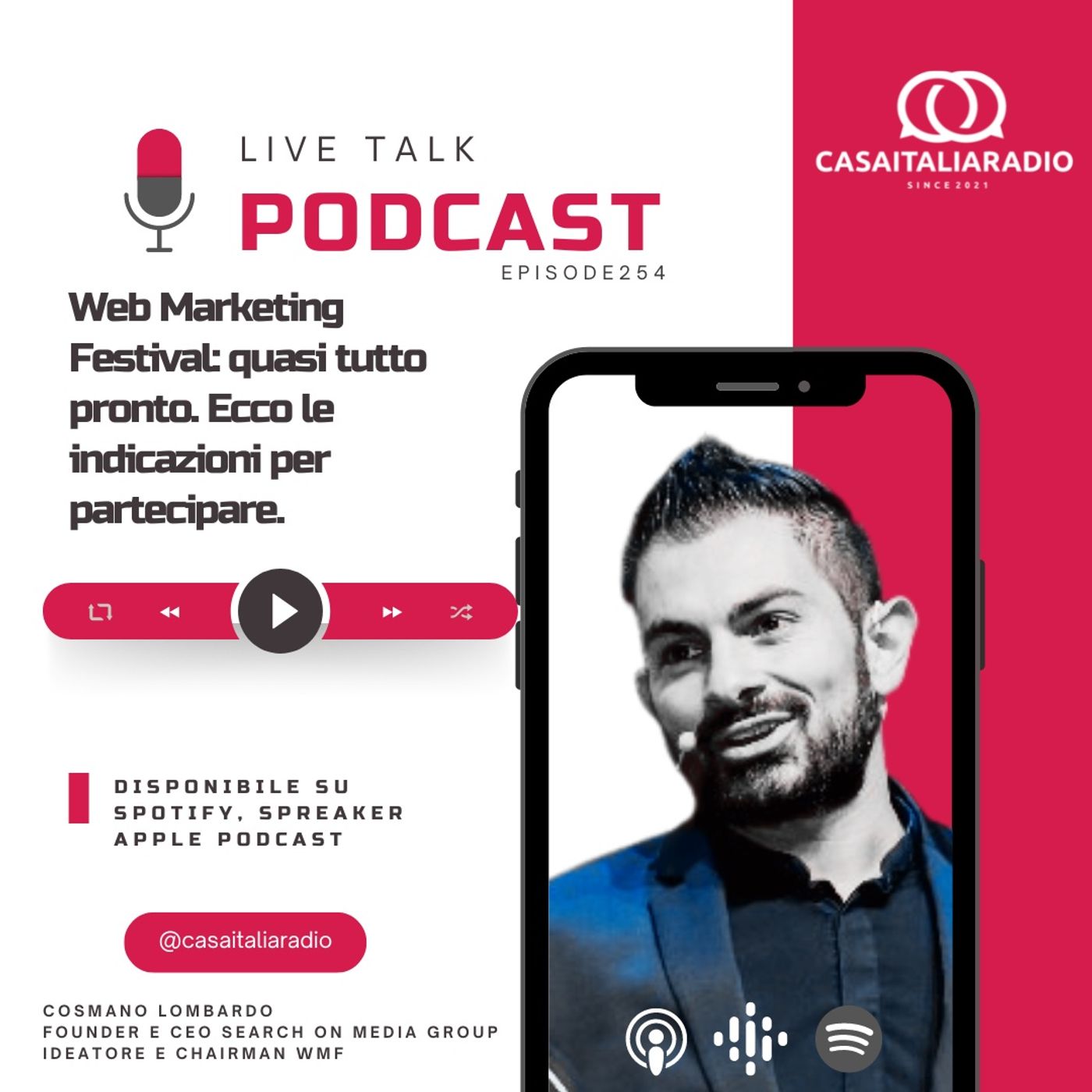 BM - Puntata N. 254 - Quasi tutto pronto per il WEB MARKETING FESTIVAL episode artwork