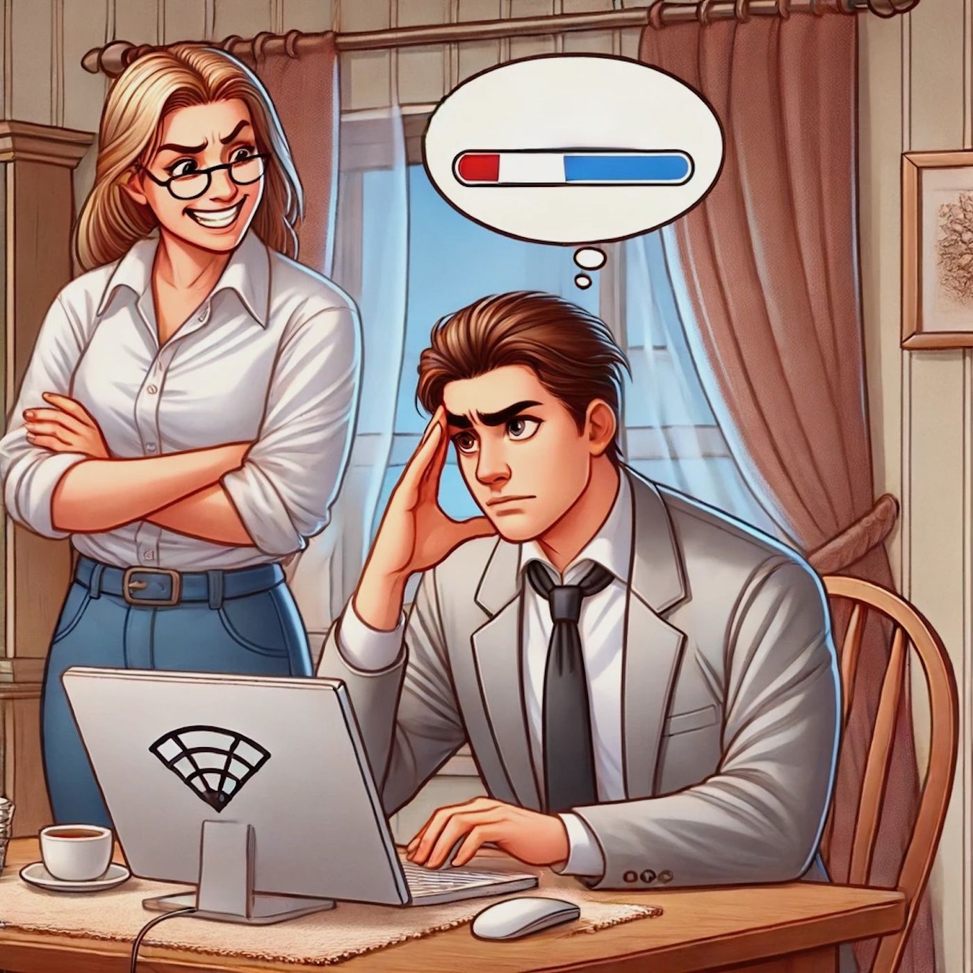 "Before you marry a person, you should first make them use a computer with slow Internet to see who they really are." episode artwork