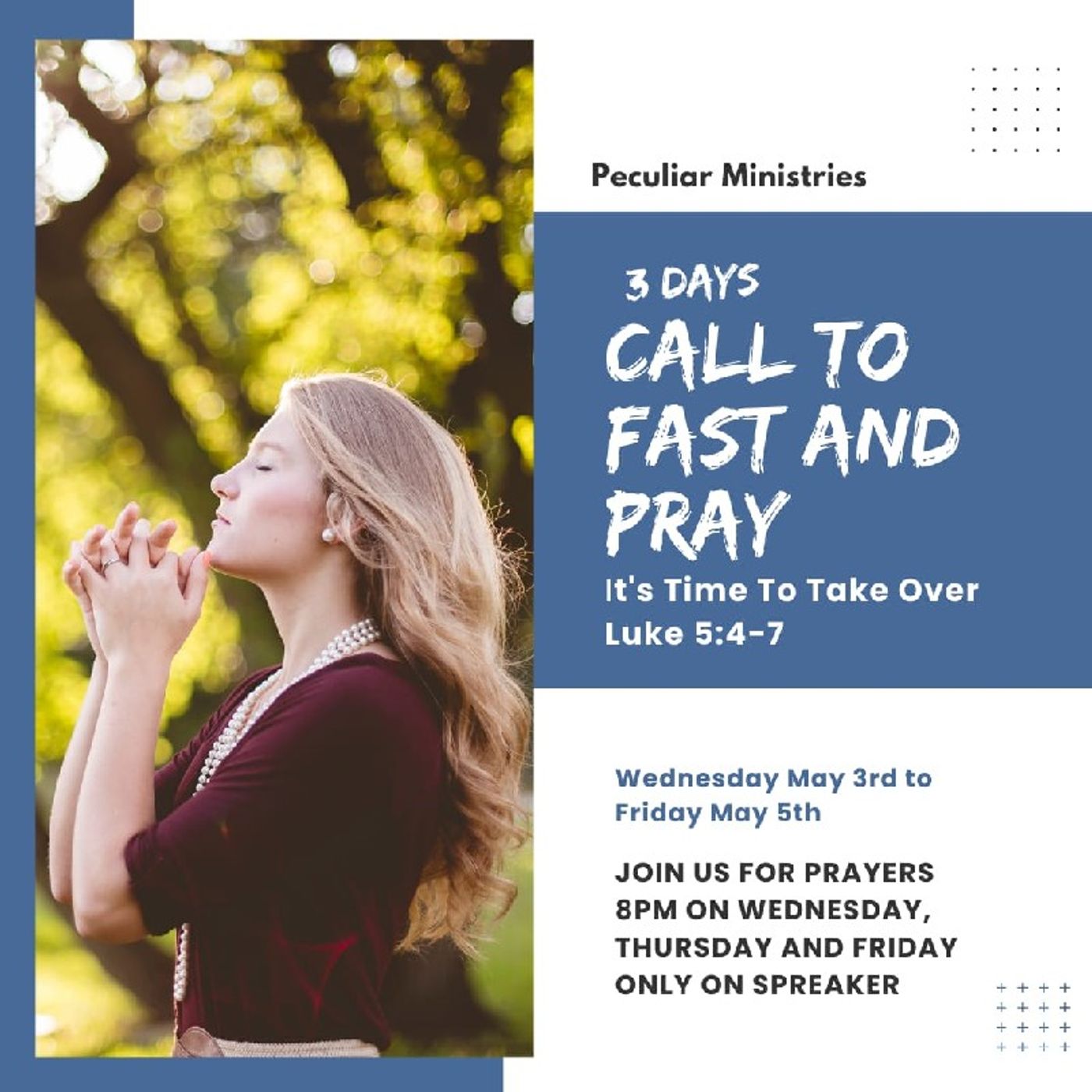 Day - 1 , Call to Fast and Pray | Wednesday May 3rd , 2023 episode artwork