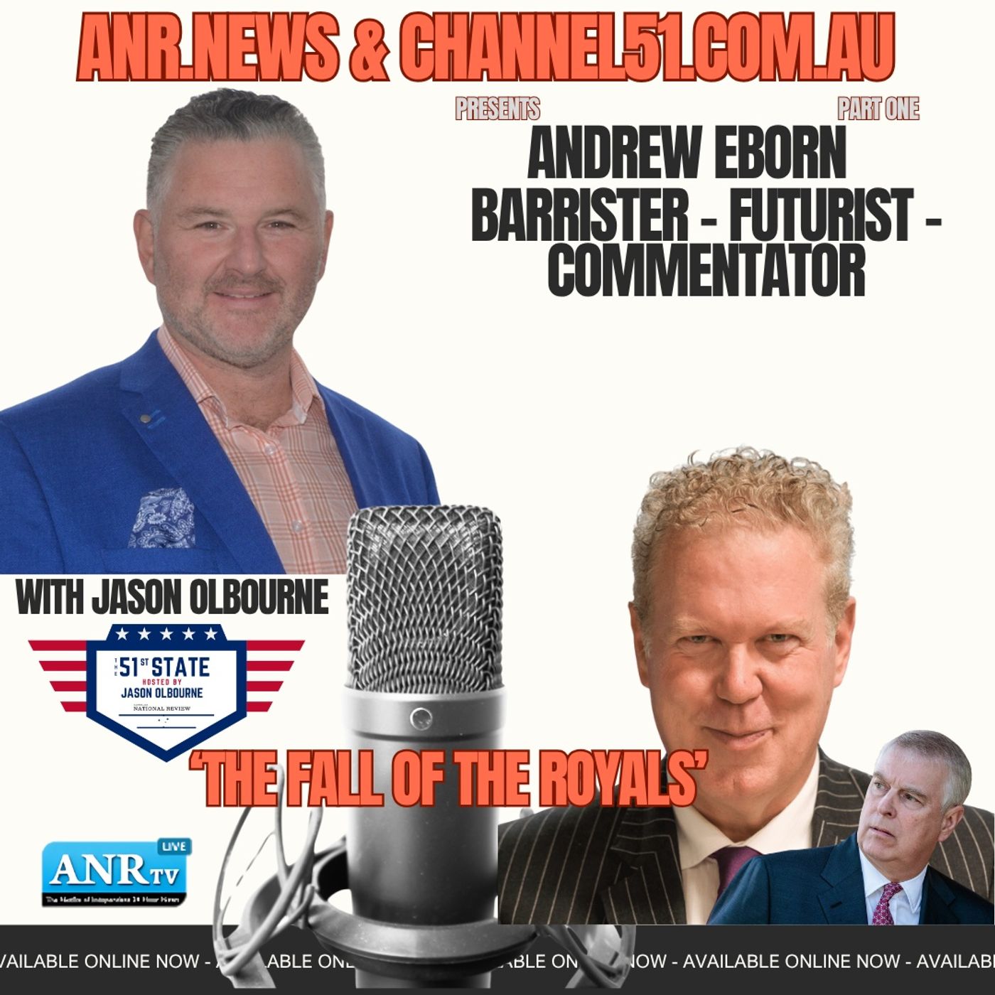 Australian National Review's 51st State Talks Royals with Andrew Eborn Part 1