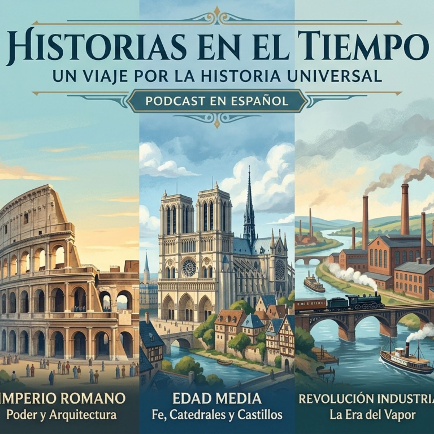 Sueños Historia - Histórico Podcast de historia relajada para dormir