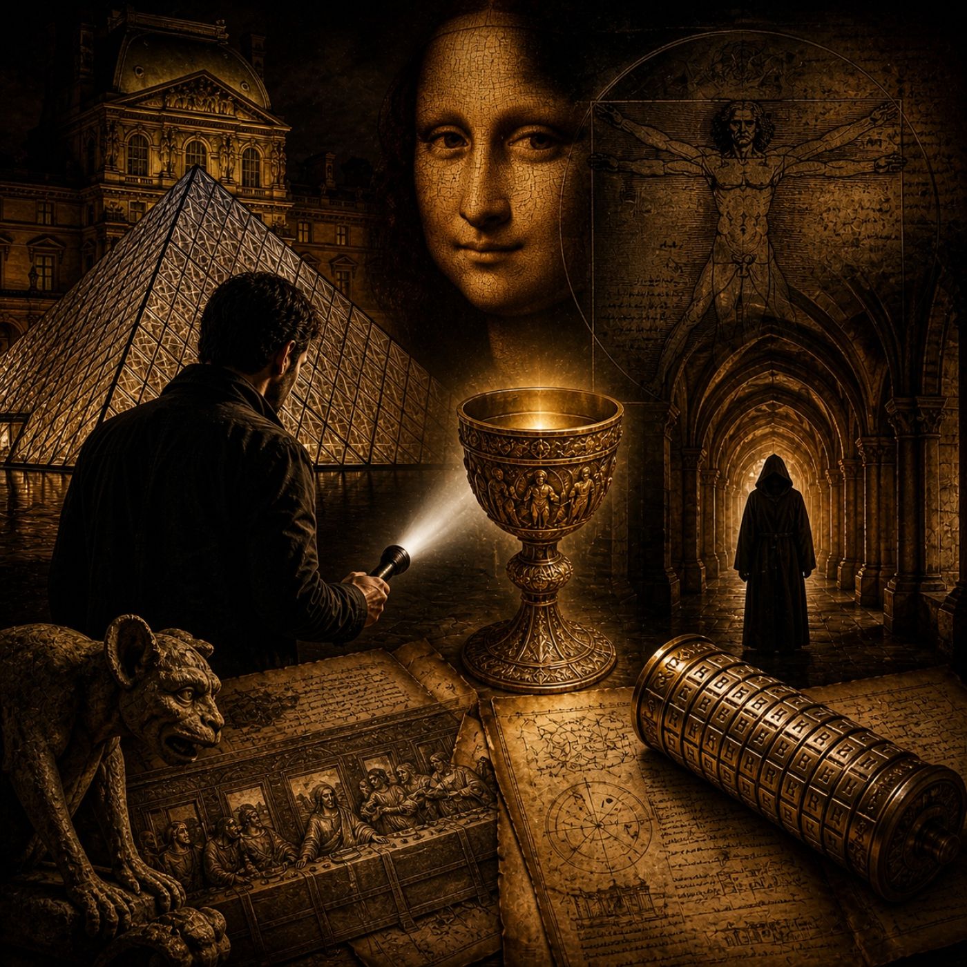 Voces del Misterio FUTURO: El Código Da Vinci: secretos ocultos, conspiraciones y el gran misterio del Santo Grial — Voces del Misterio cover