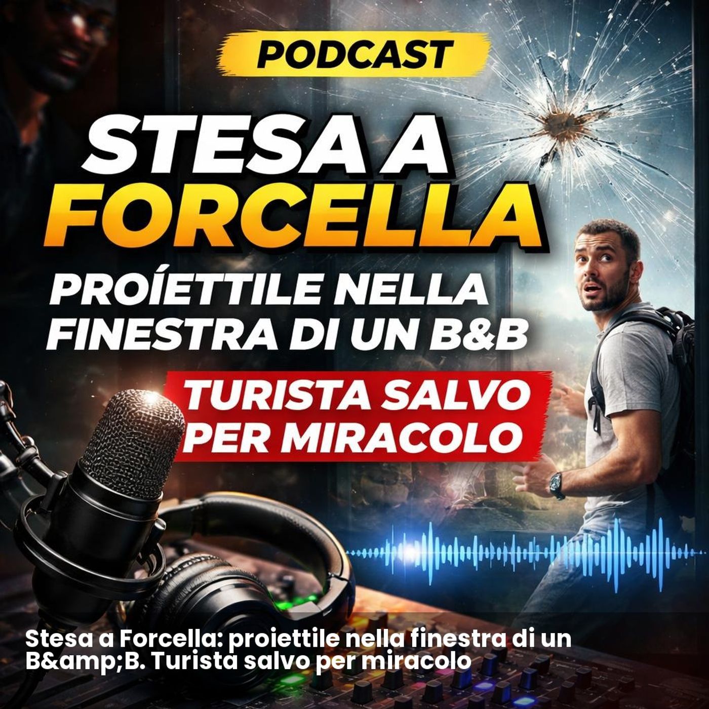 Stesa a Forcella: proiettile nella finestra di un B&B. Turista salvo per miracolo episode artwork