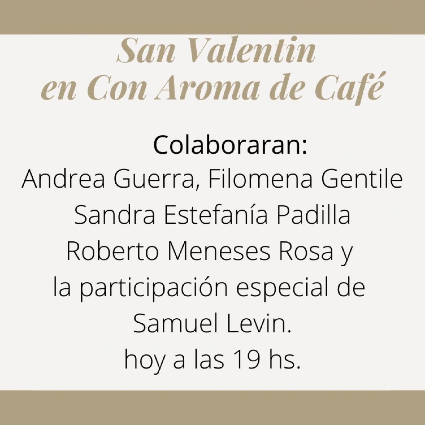 Con Aroma de Café