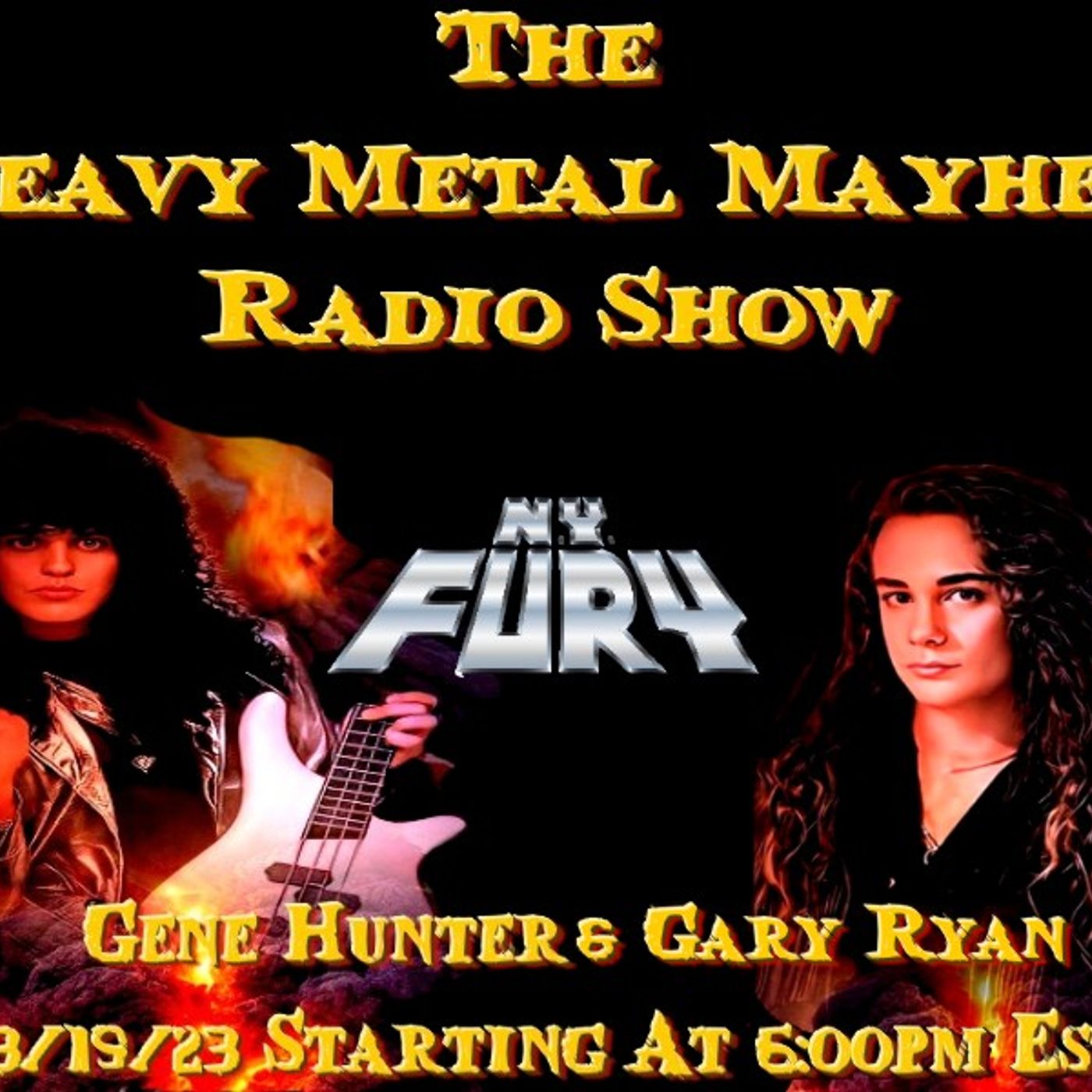 Guest Gene Hunter & Gary Ryan Of NY Fury And Steve Zing Of Danzig/Blak 29 3/19/23