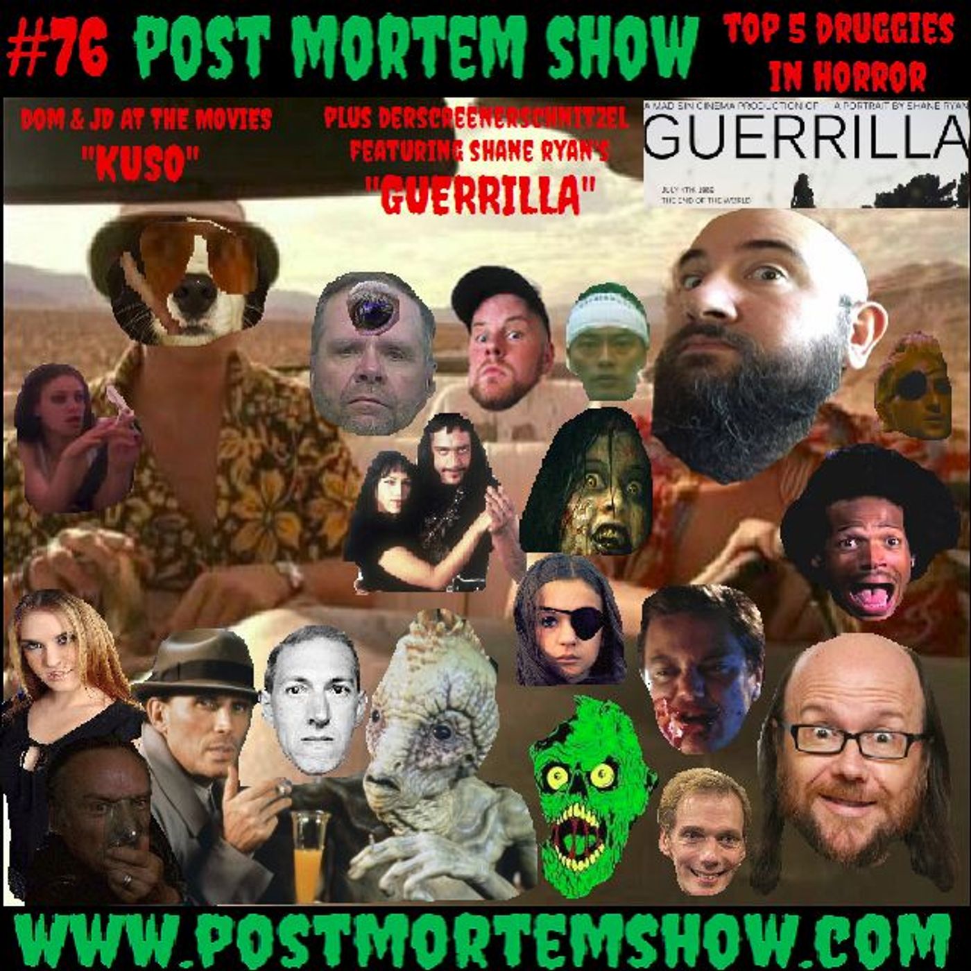 e076 - We Can't Stop Here... This is Biff Country (Top 5 Horror Druggies) episode artwork