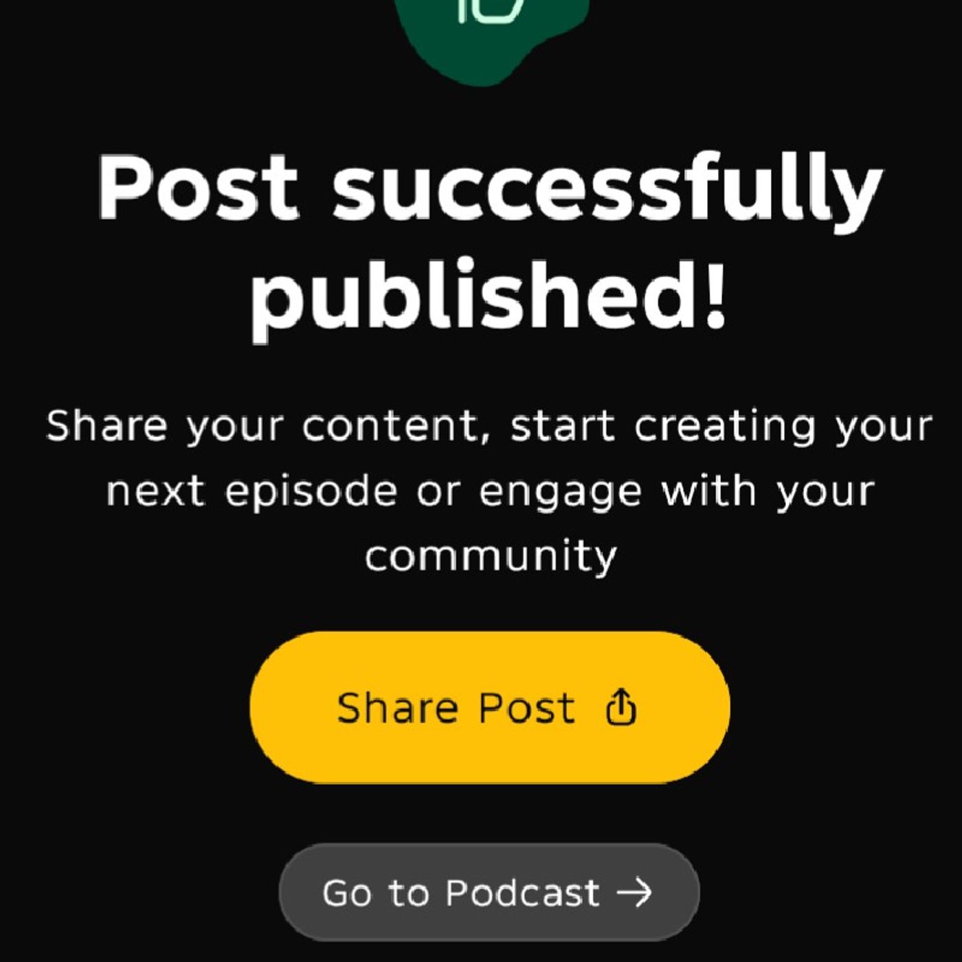 My very first episode with Spreaker Studio episode artwork