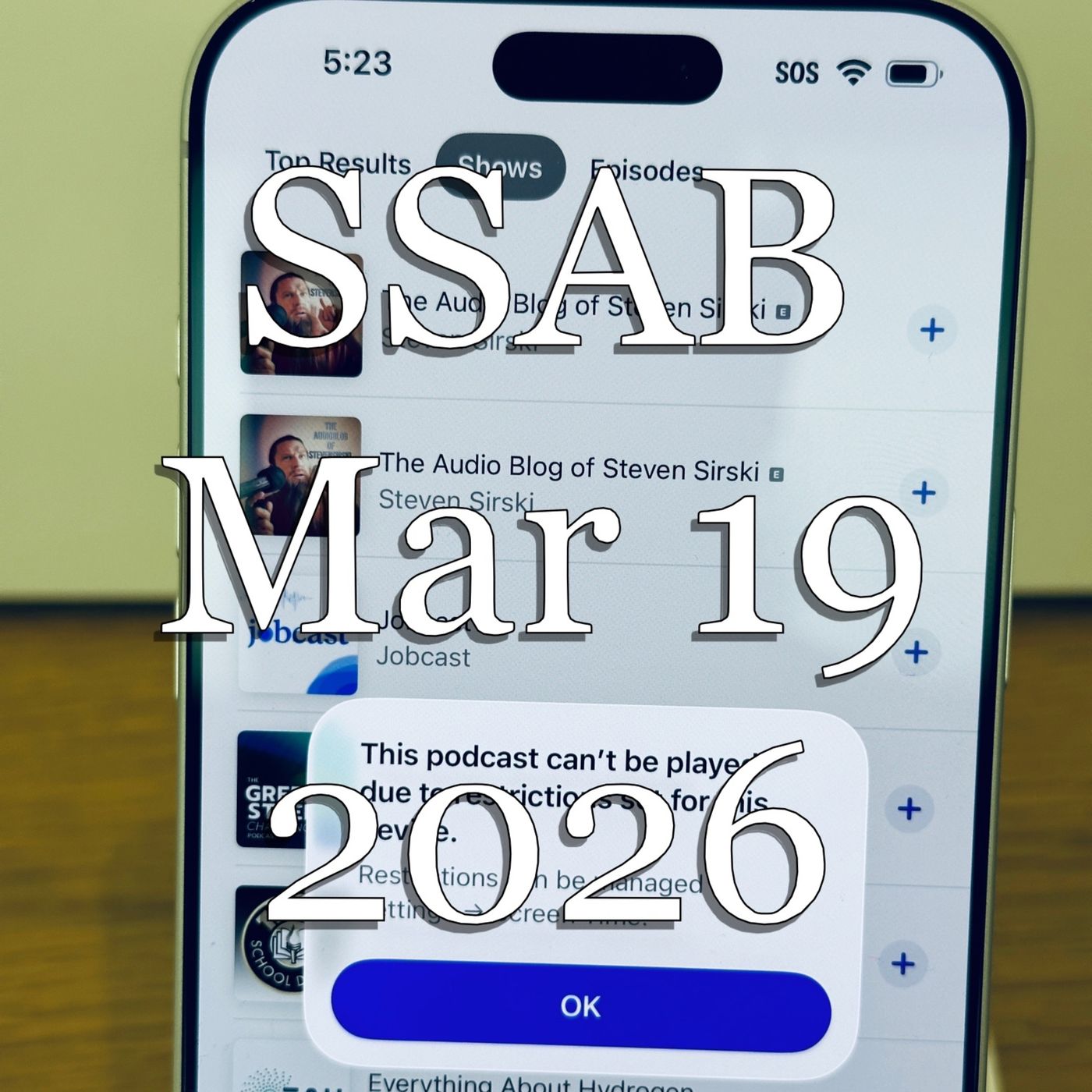 SSAB - March 19, 2026