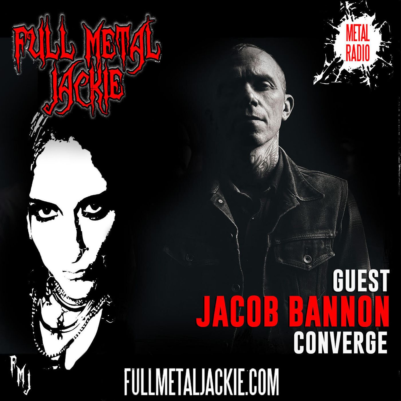 Jacob Bannon of Converge on the FMJ RADIO SHOW! episode artwork