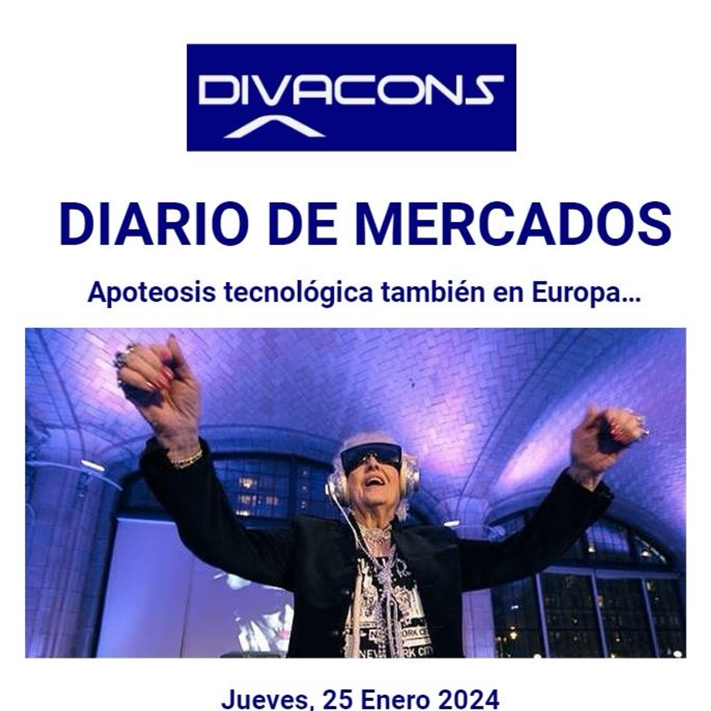 PODCAST en abierto DIARIO DE MERCADOS Jueves 25 Enero episode artwork