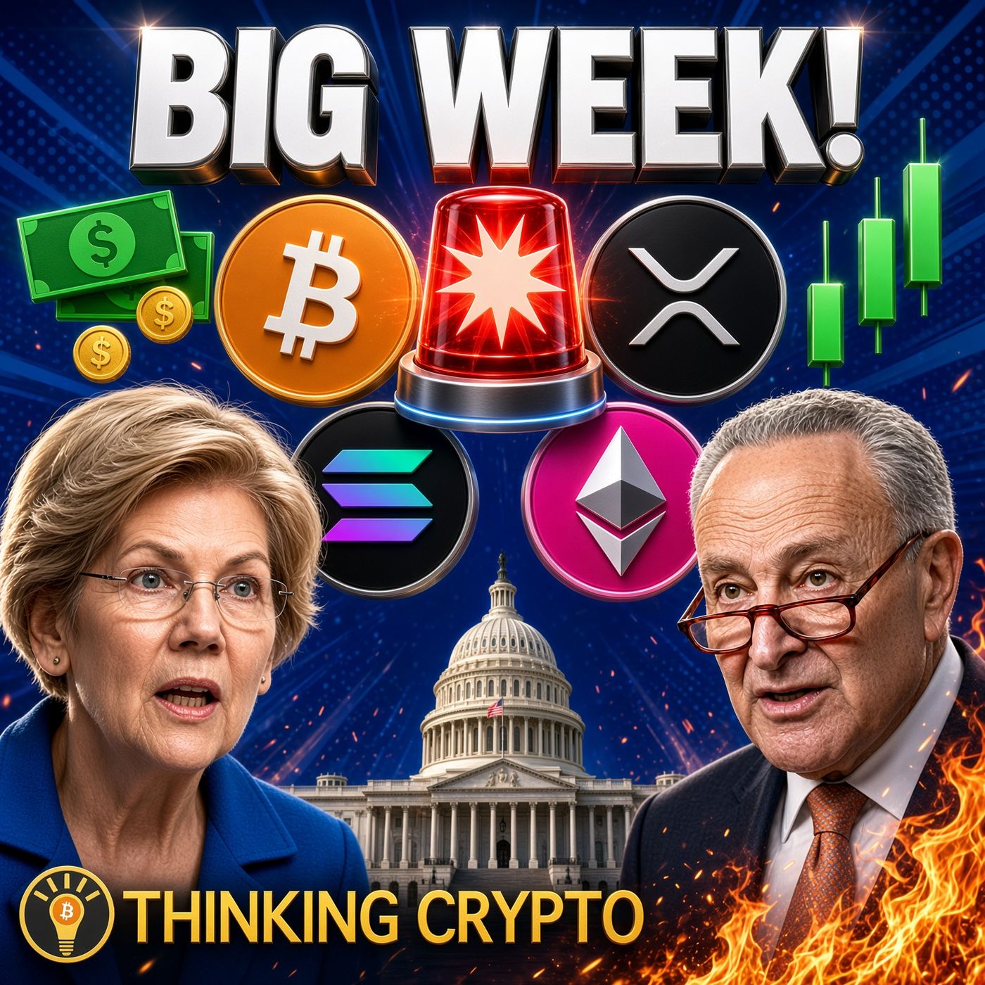 HUGE CLARITY ACT NEWS! DEMOCRATS MEET TO DISCUSS CRYPTO BILL & TRUMP MEETS WITH ETHICS ADVISORS! episode artwork