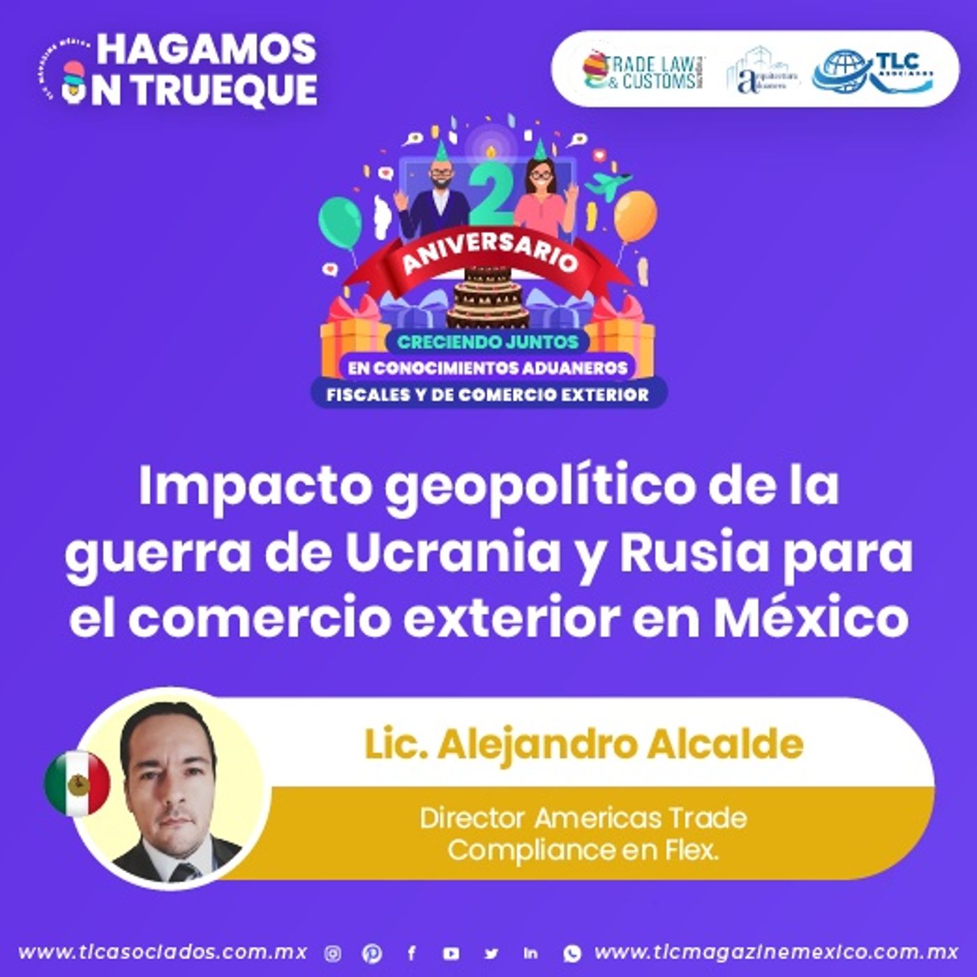 Episodio 311. Impacto geopolítico de la guerra de Ucrania y Rusia para el comercio exterior en México episode artwork