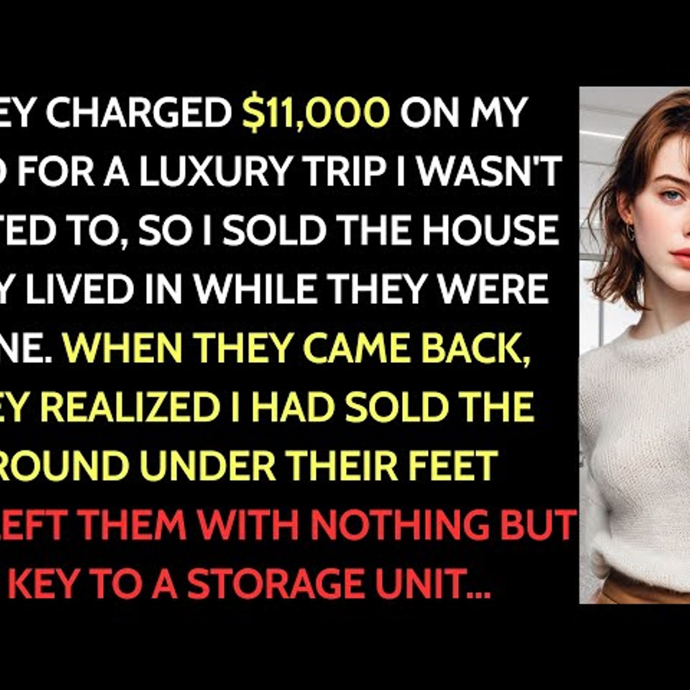My parents charged $11,000 on my card for my sister’s luxury trip, so I sold the house they lived in