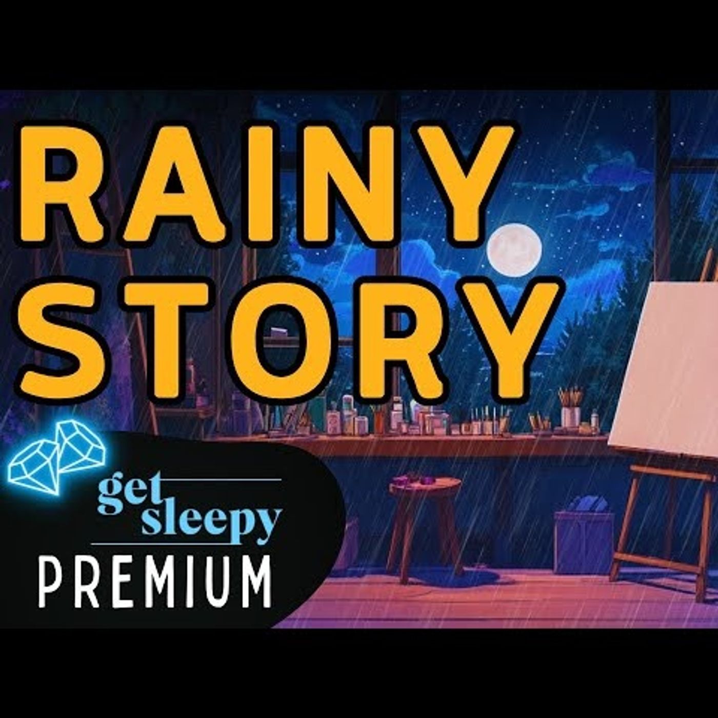 FALL SLEEP with a RAINY relaxing sleepy story 💤 The Sleepy History of Crayons 💤 Bedtime Story(M4A_128K)