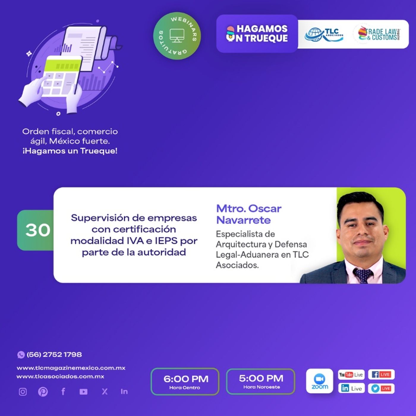 586 Supervisión de empresas con certificación modalidad IVA e IEPS por parte de la autoridad episode artwork