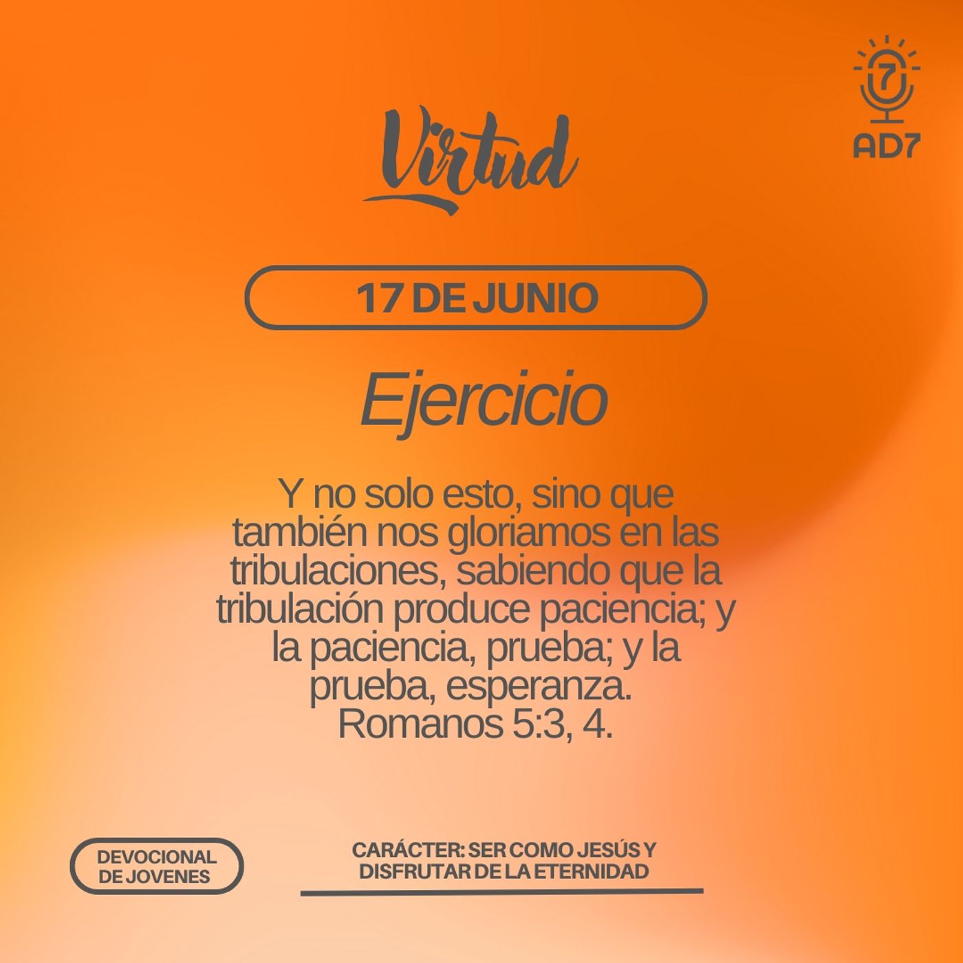 AD7 Devocional - Diferente / Inverso