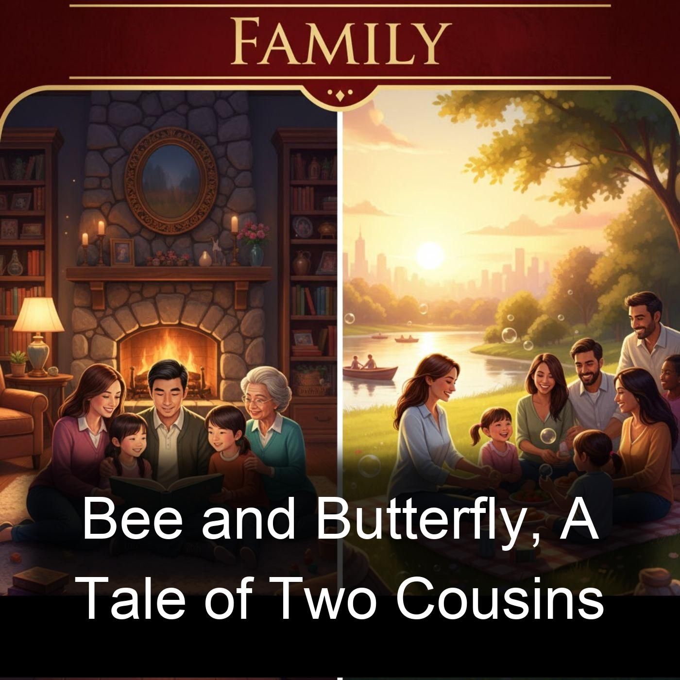 Bee and Butterfly, A Tale of Two Cousins cover art
