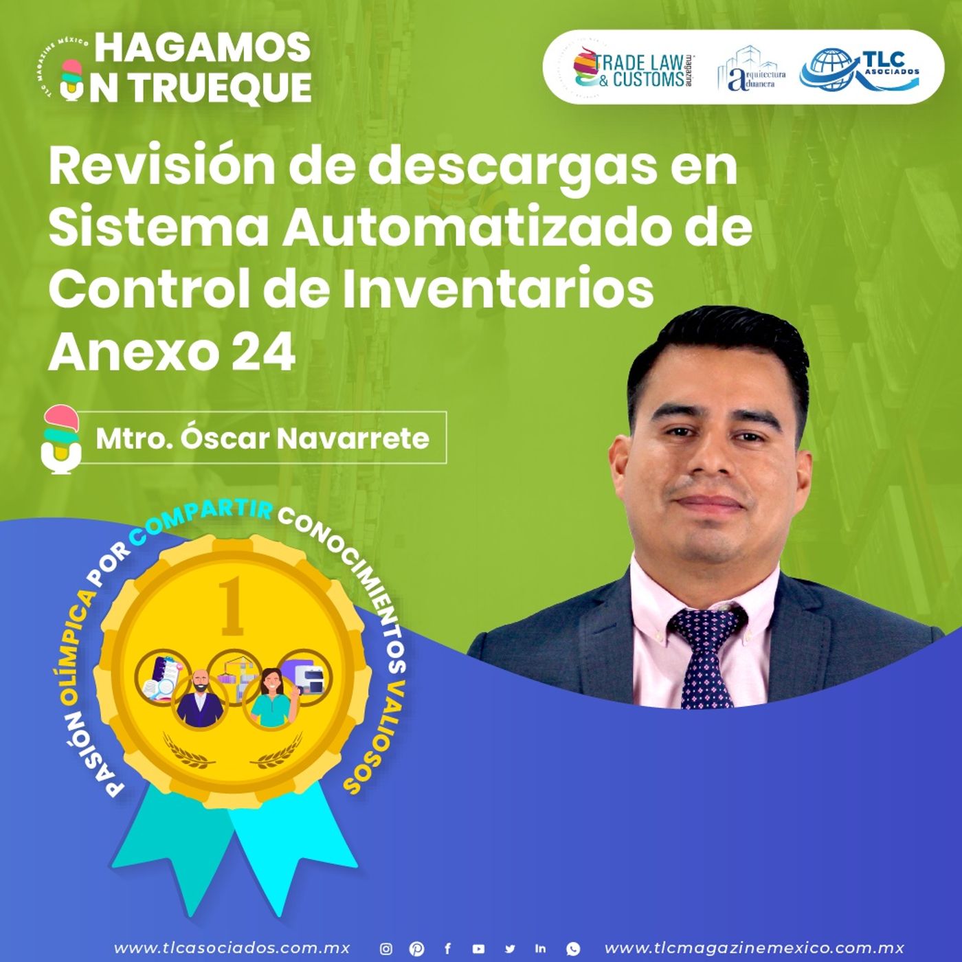 Episodio 242. Revisión de descargas en Sistema Automatizado de Control de Inventarios Anexo 24 episode artwork