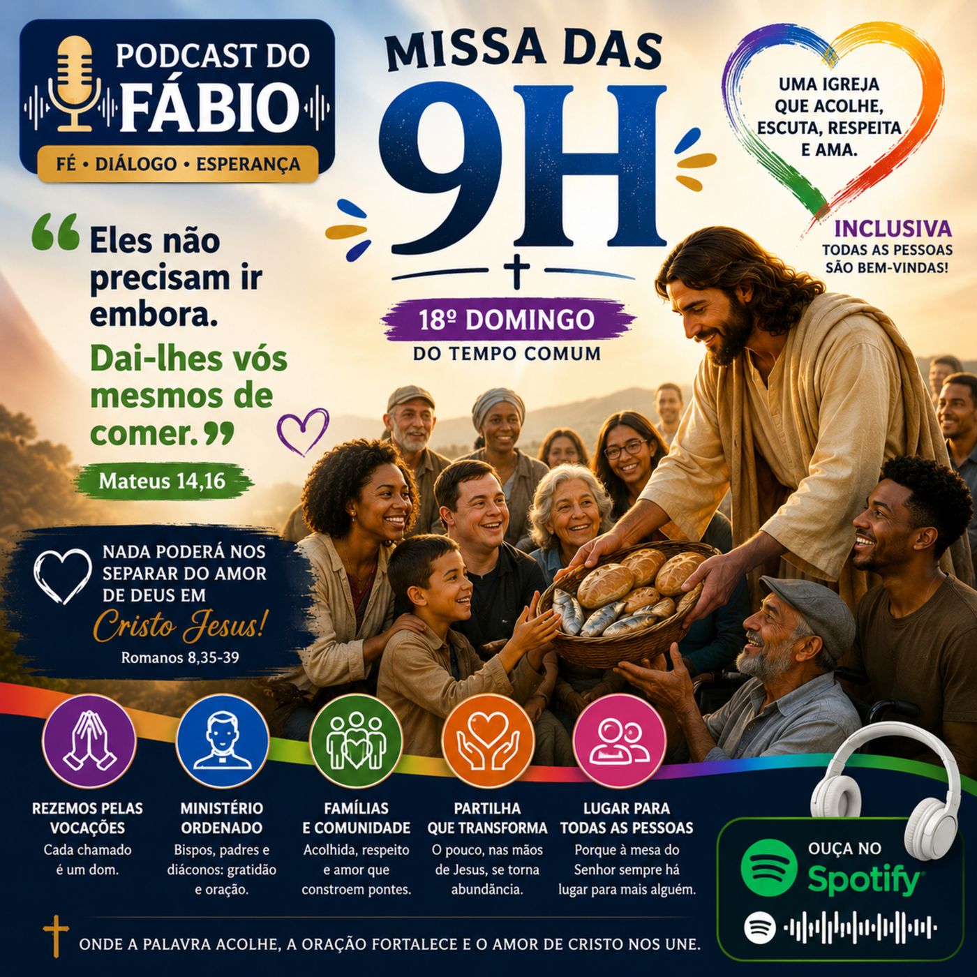 02 de Agosto de 2026 - 9h - 18. Domingo Comum